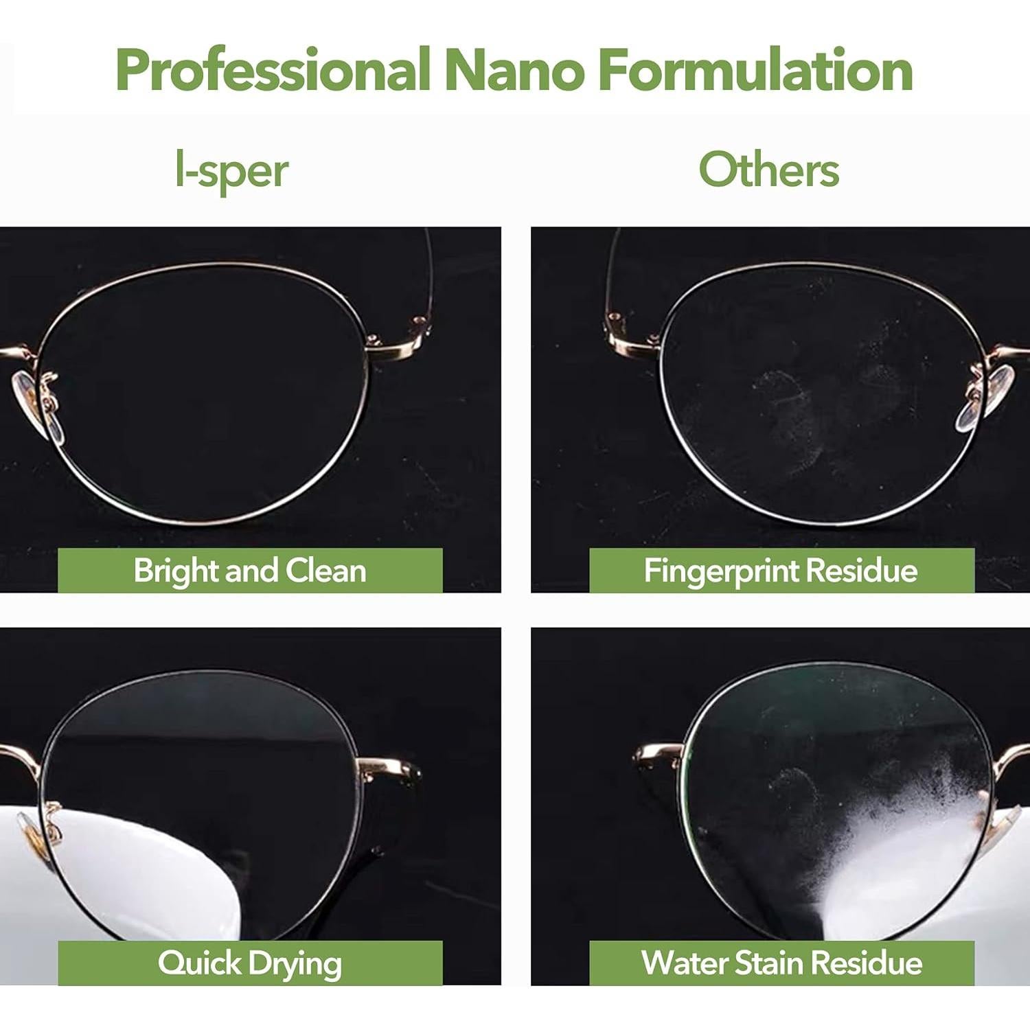 Toallitas Antivaho i-SPER 70 Piezas para Gafas y Lentes