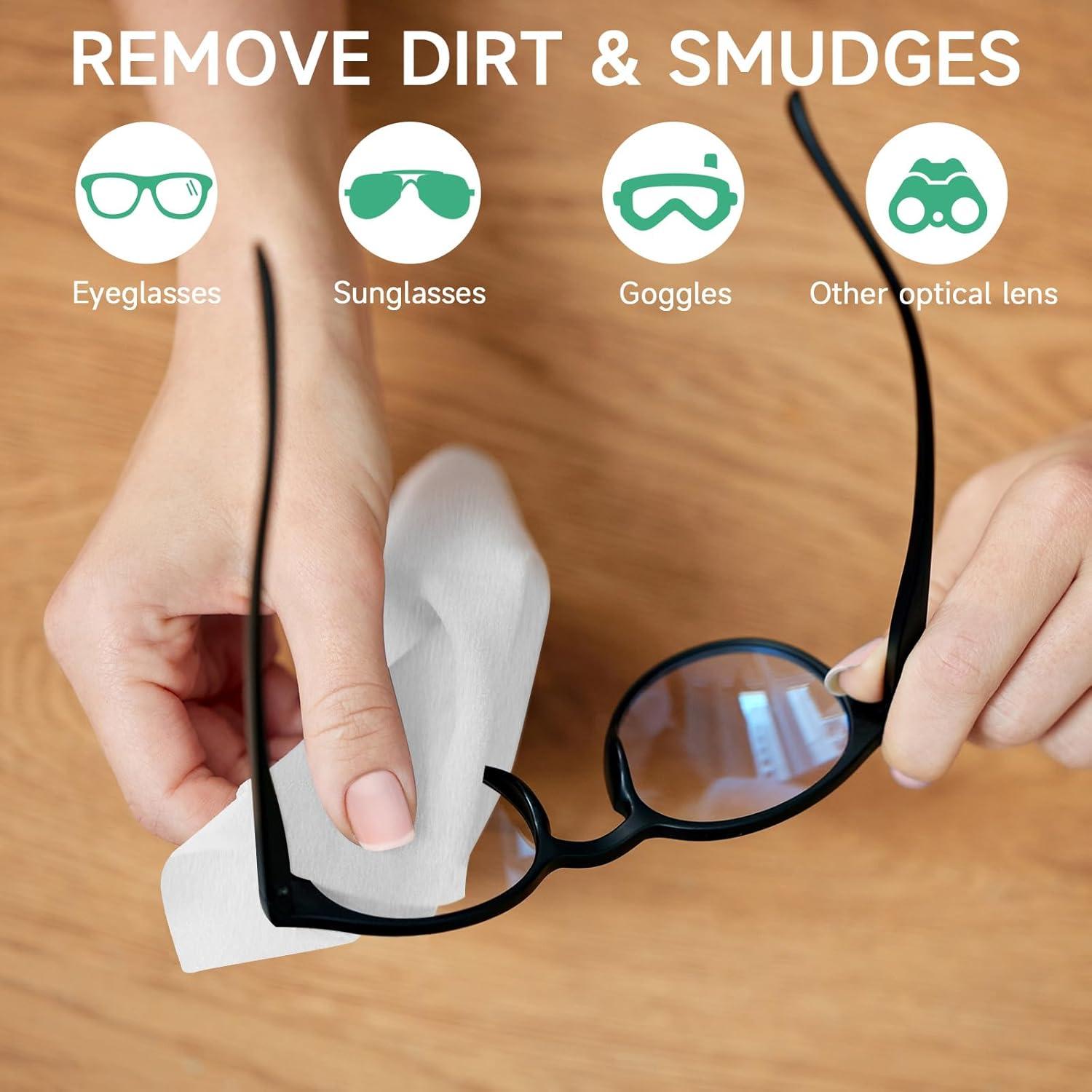 120 Toallitas de Limpieza para Lentes Lensmate Individuales