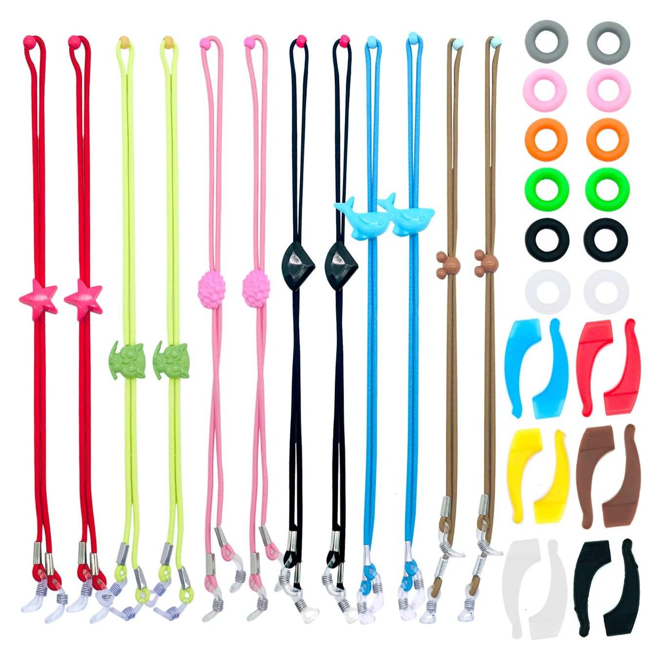 Correa para Gafas Niños ACKLLR 12 Piezas Ajustable Colorido