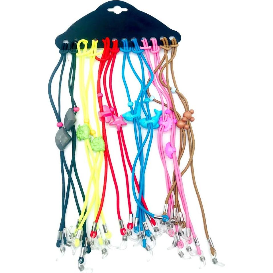 Correa para Gafas Niños ACKLLR 12 Piezas Ajustable Colorido