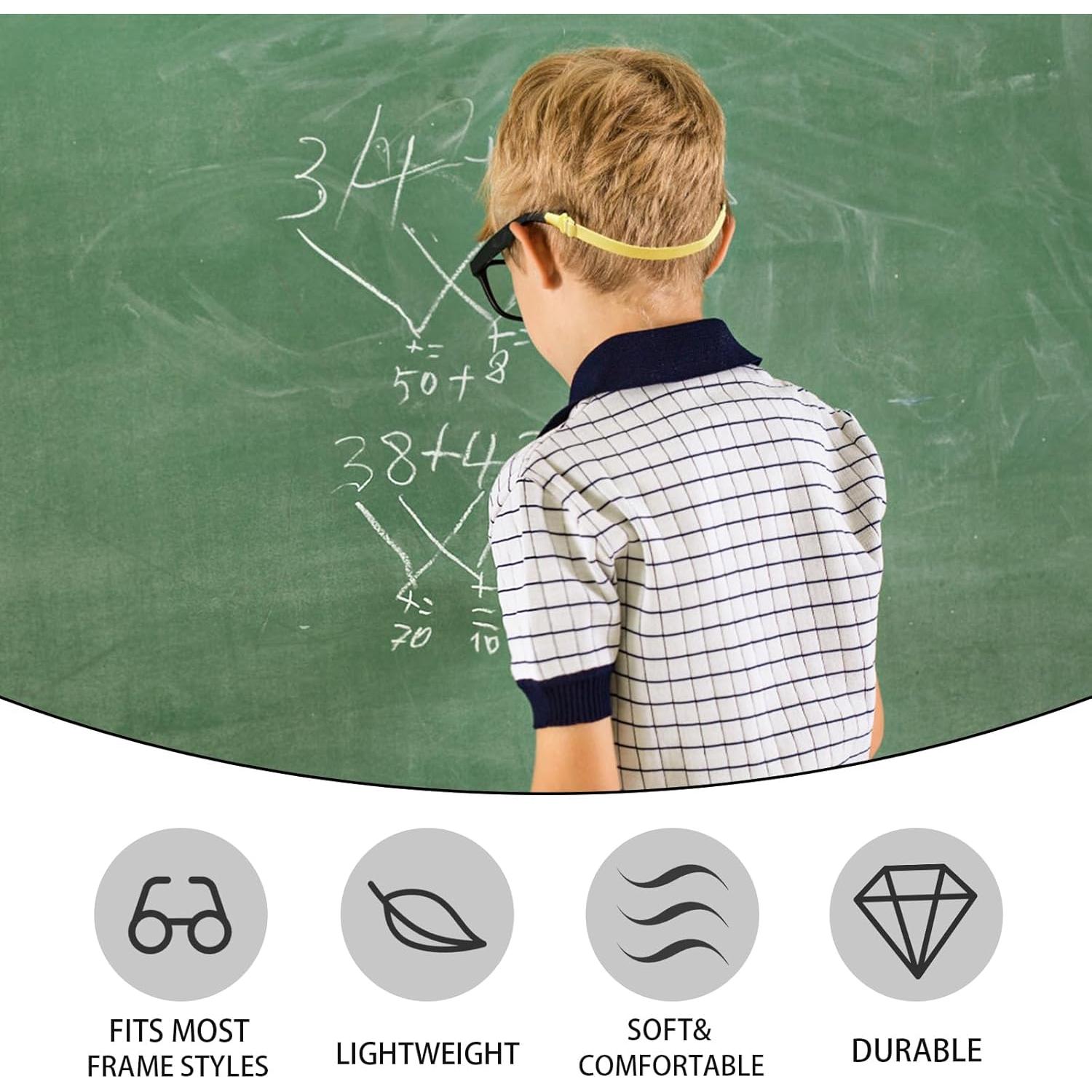 Correas para Gafas LVVFIT Niños 16.5-25.4 cm Ajustables 4 Piezas