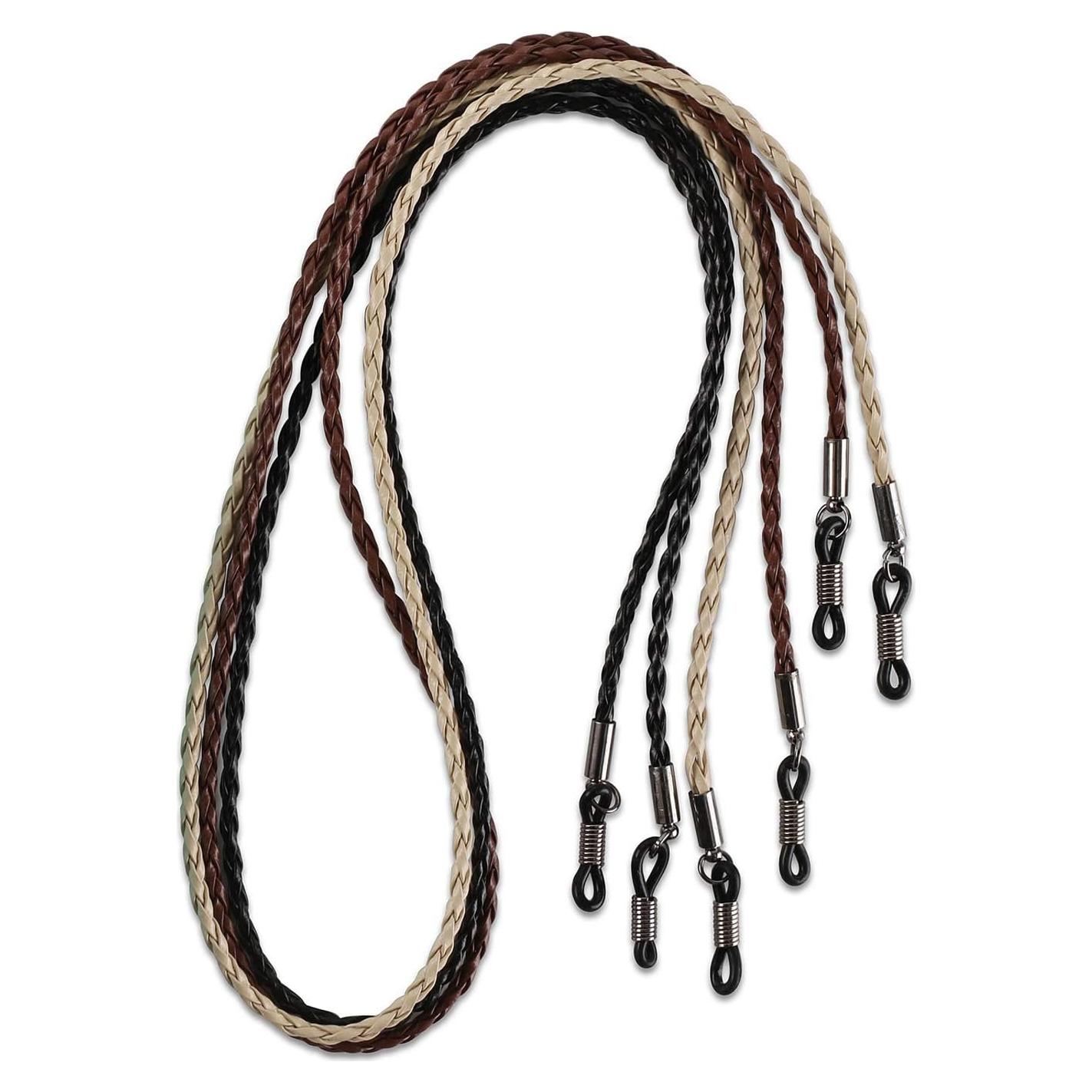 Correa de Gafas HANGIT - Cadena Elegante 3 Piezas Cuero PU