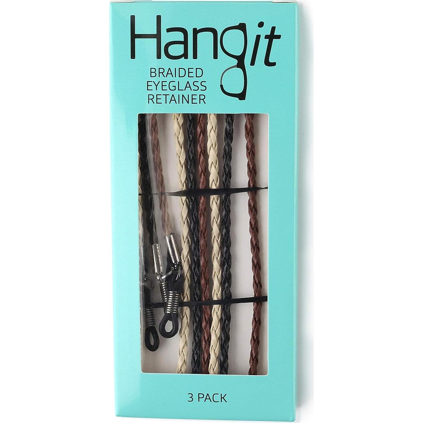 Correa de Gafas HANGIT - Cadena Elegante 3 Piezas Cuero PU