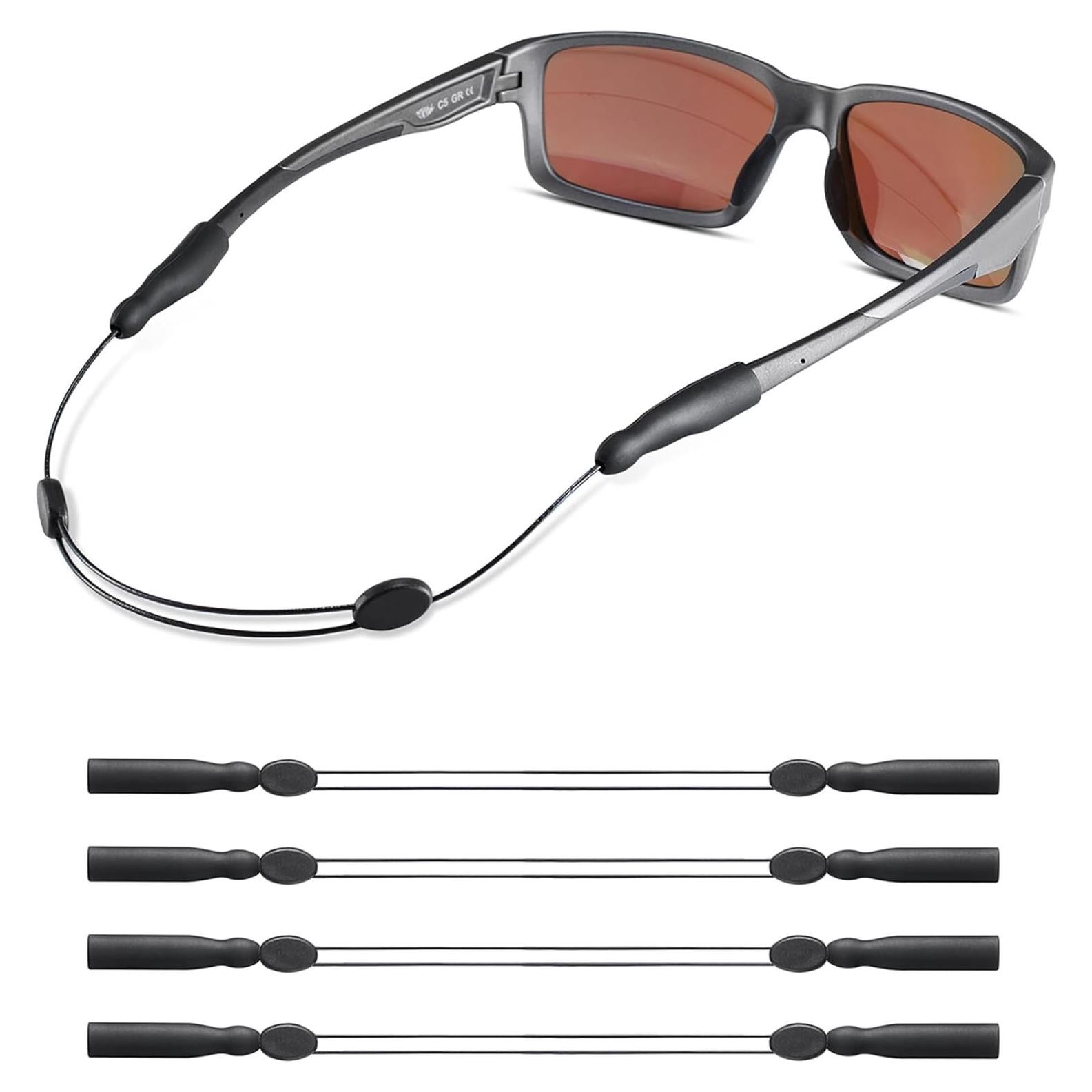 Correa Ajustable para Gafas Omnful 35,56 cm 4pcs Negro