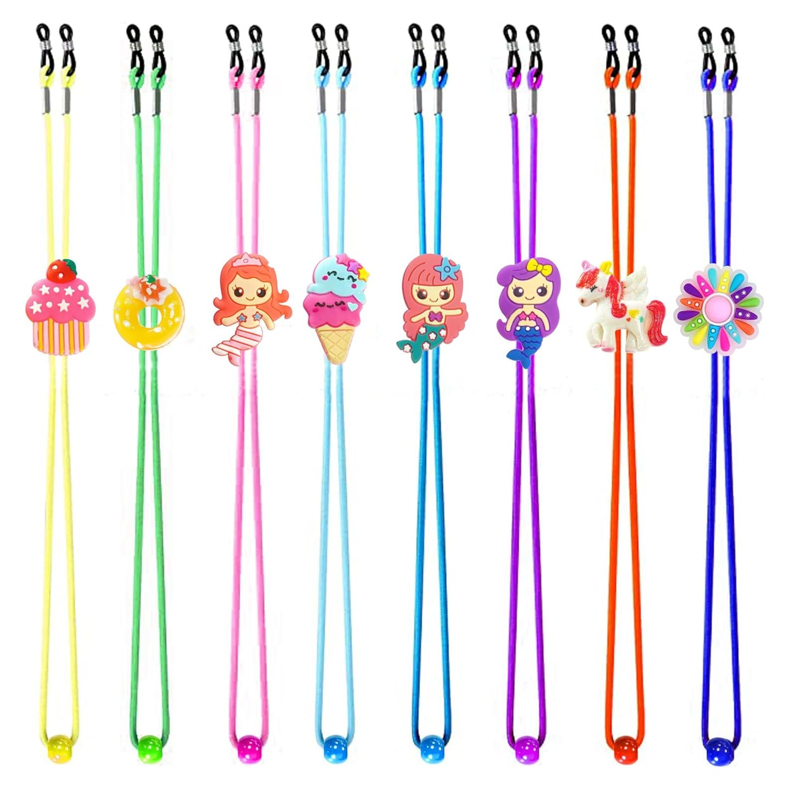 Correa para Gafas Niños Tazimi 8 Pcs Sirena Unicornio