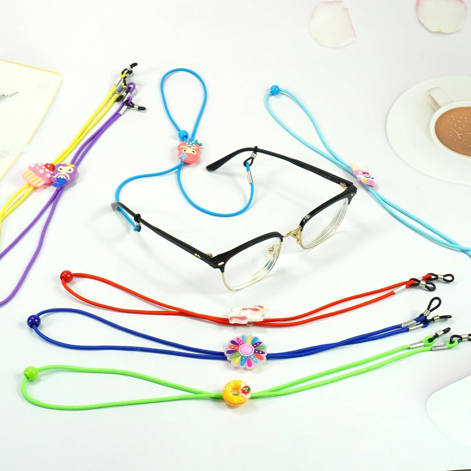 Correa para Gafas Niños Tazimi 8 Pcs Sirena Unicornio