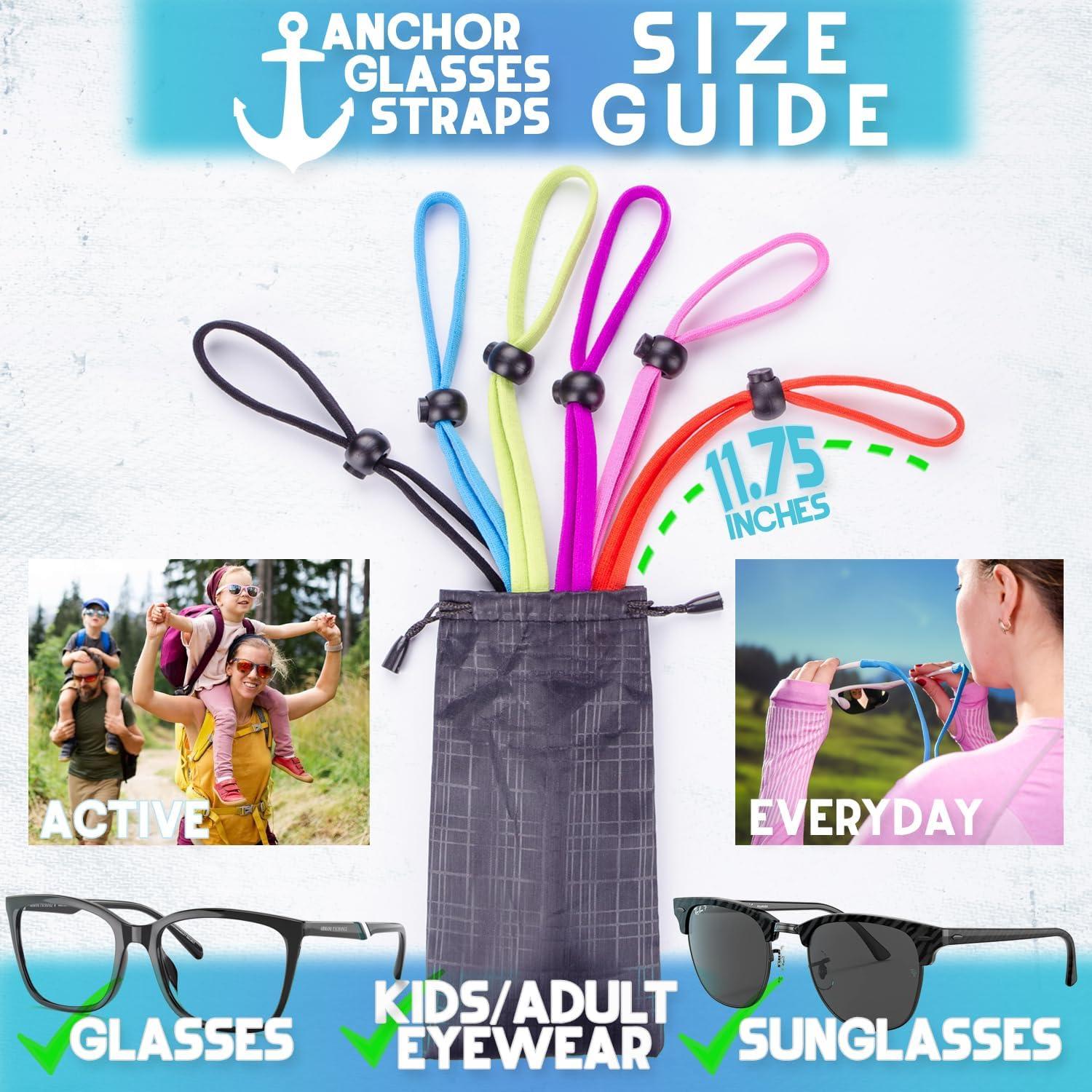Correa Ajustable para Gafas 6 Pack - Nylon Universal