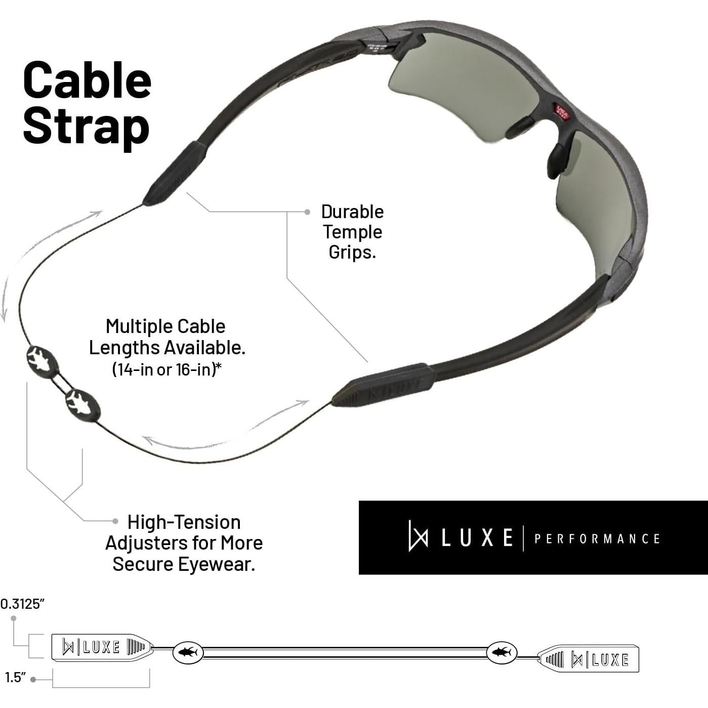 Correa para Gafas Luxe Performance CableStrap Ajustable