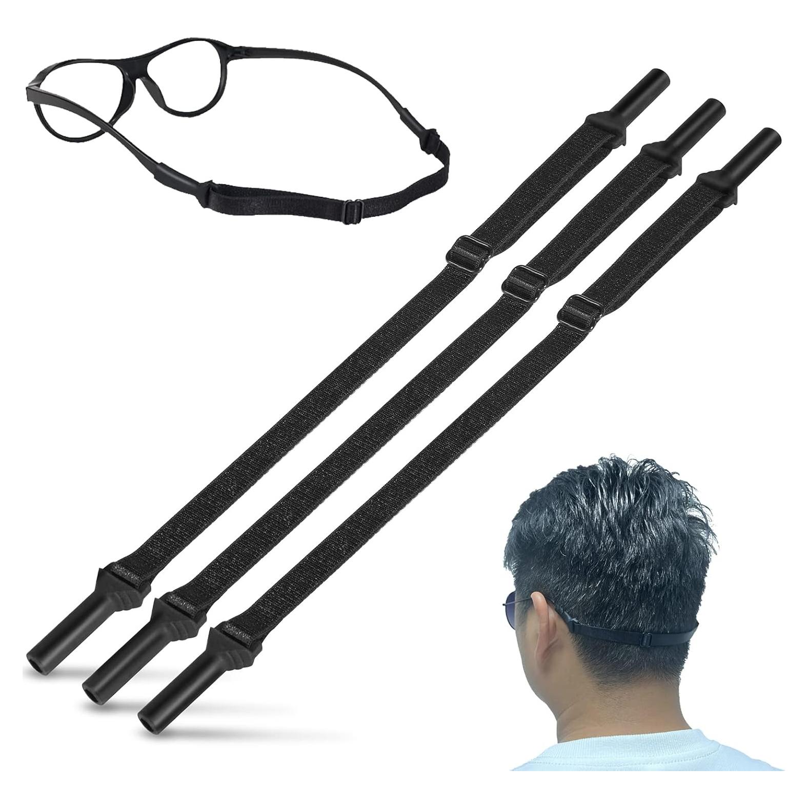 Correa para Gafas Deportivas 3 Pcs Ajustable Antideslizante