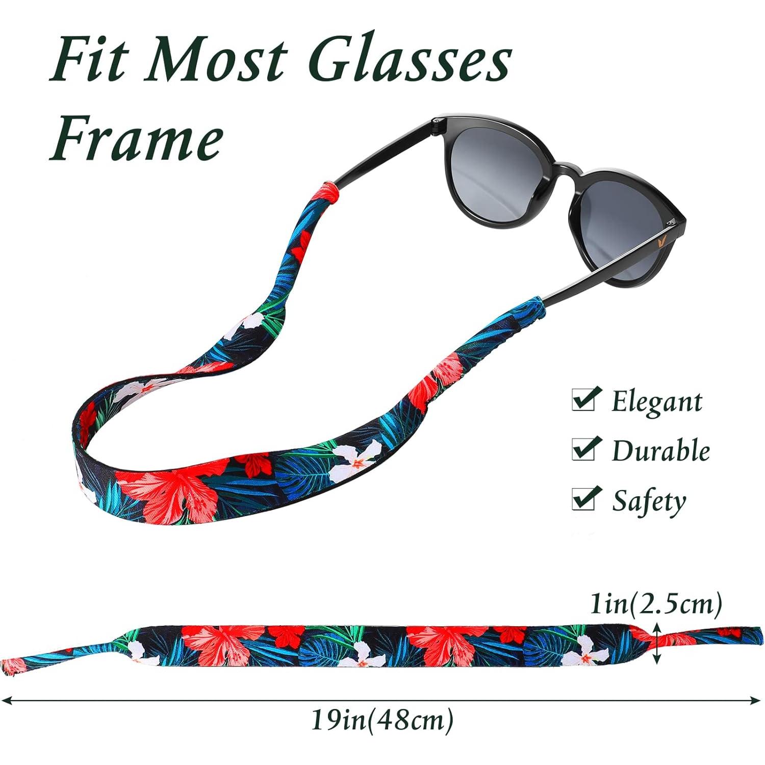 Correa Flotante para Gafas Flutesan 6 Piezas Neopreno Hawaiano