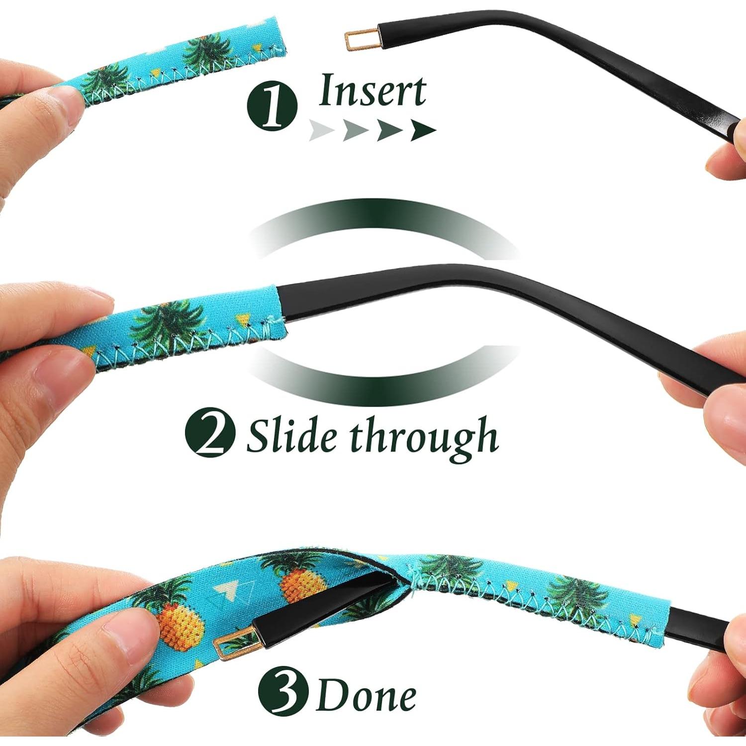 Correa Flotante para Gafas Flutesan 6 Piezas Neopreno Hawaiano