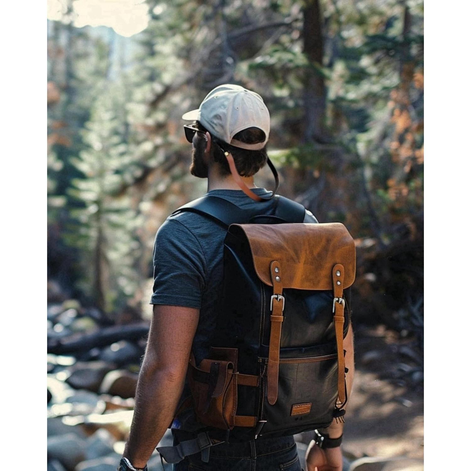 Correa de Gafas de Cuero PVS-002 Marrón Italiano Unisex