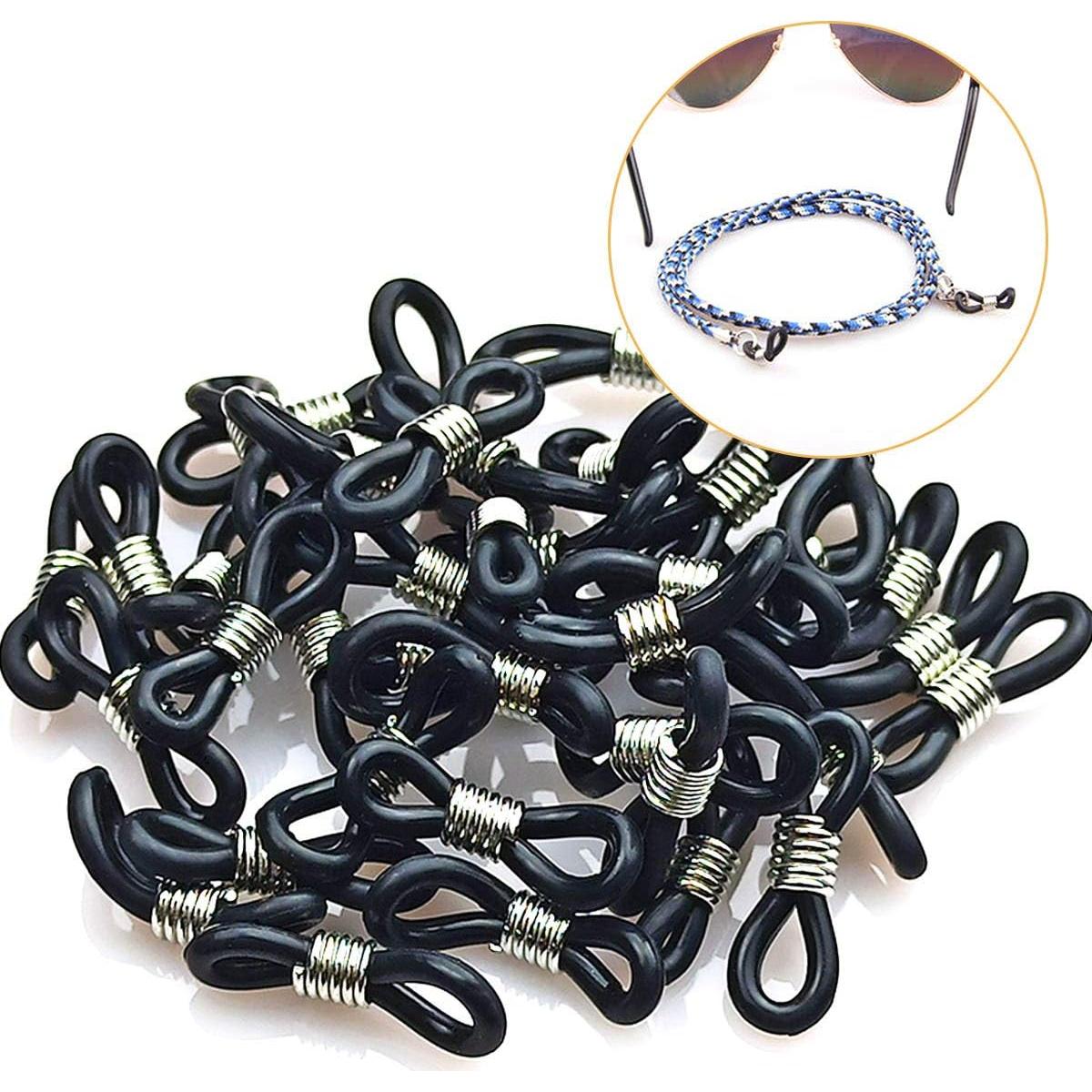 Conectores de Goma Ajustables TTSAM 20 Piezas para Gafas