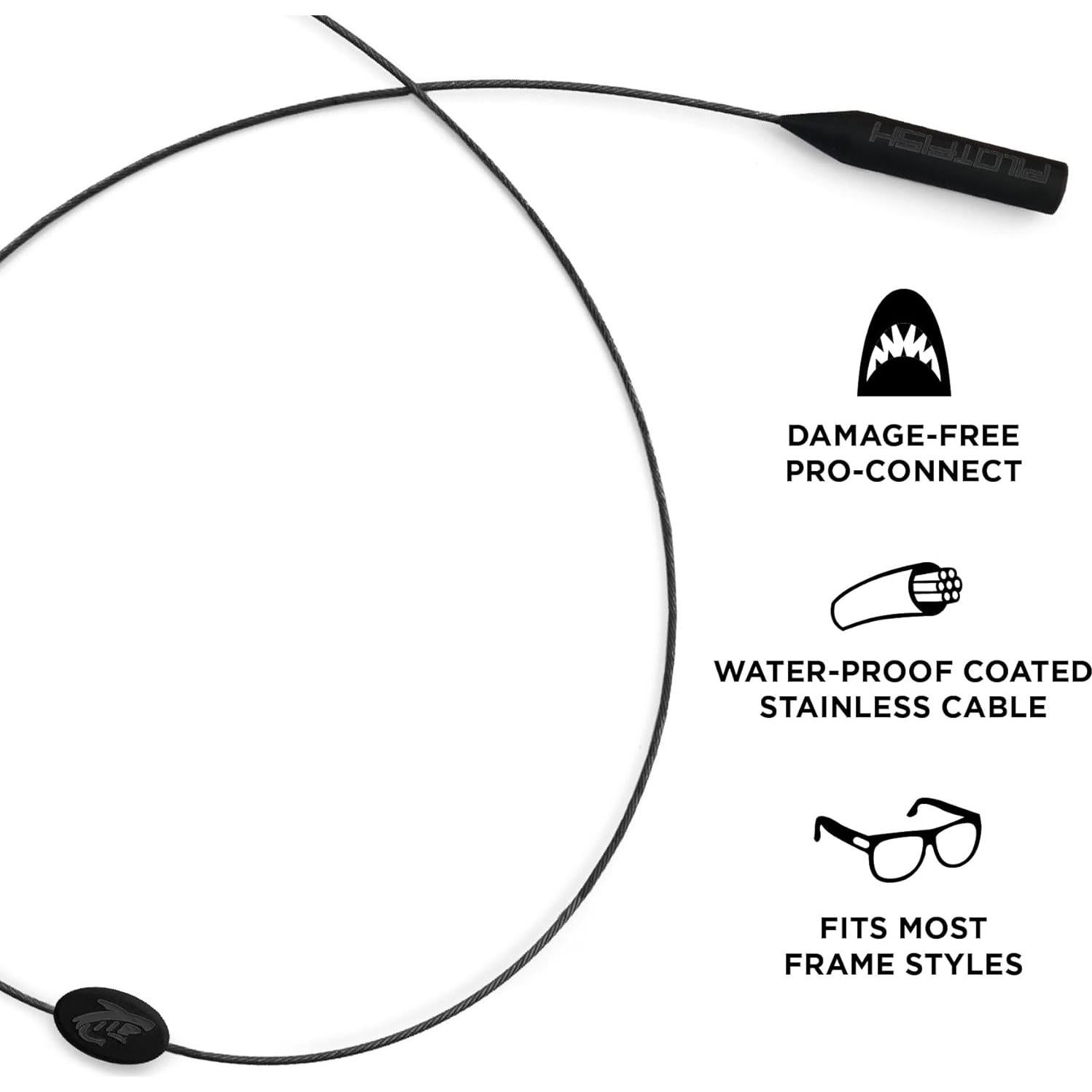 Correa para Gafas Pilotfish 40.64 cm Negro Táctico