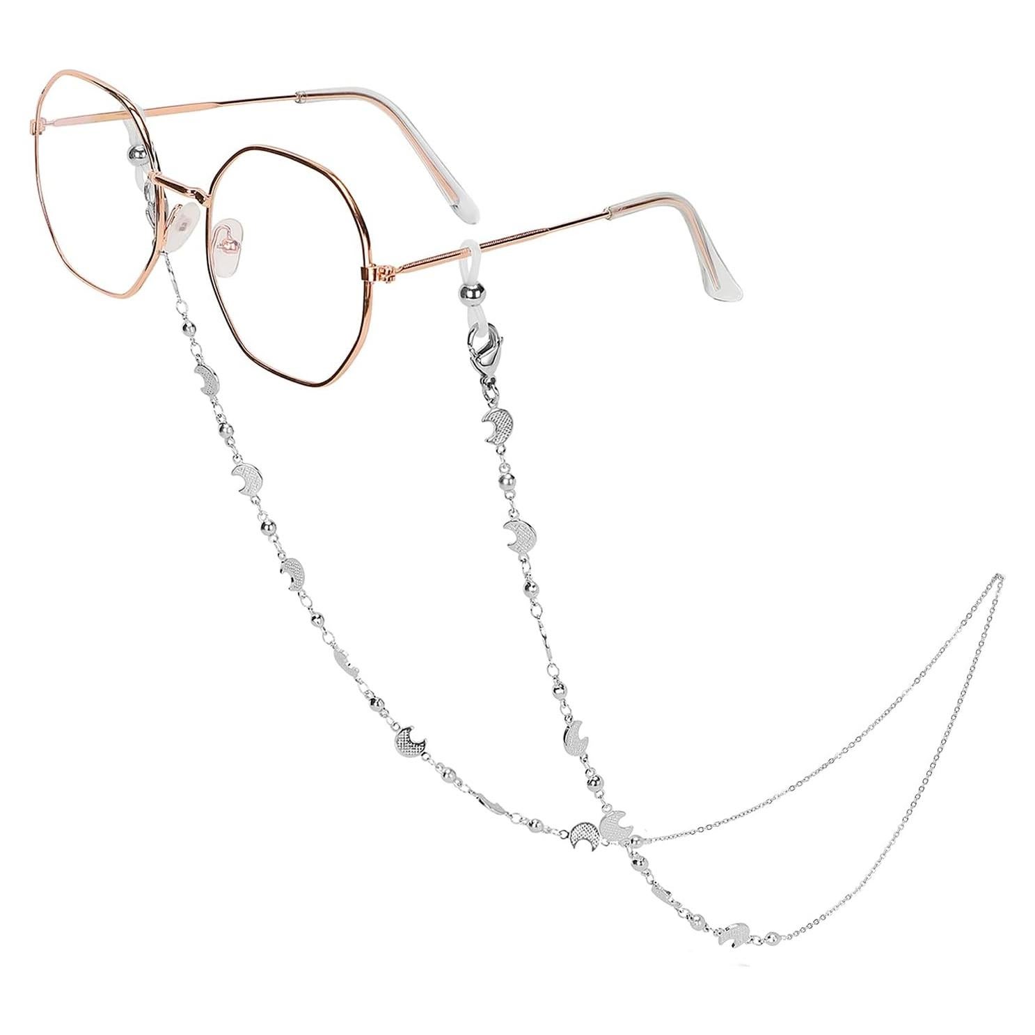 Cadena de Gafas Acero Inoxidable Hecha a Mano 74.93 cm