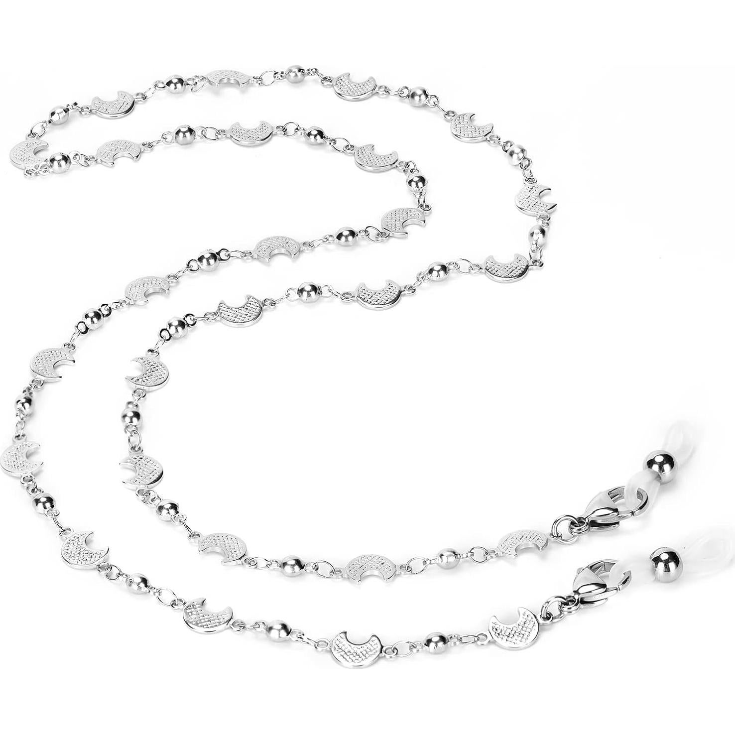 Cadena de Gafas Acero Inoxidable Hecha a Mano 74.93 cm