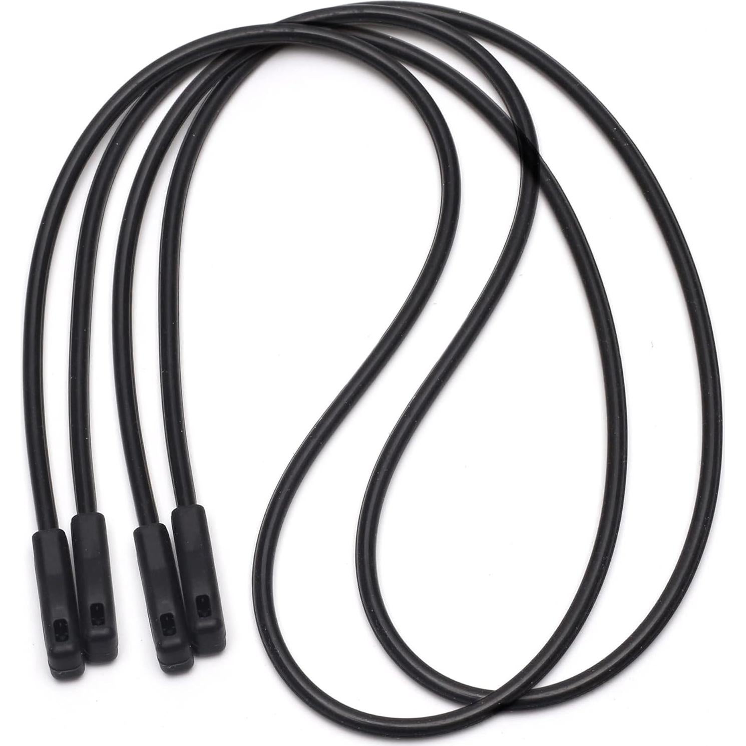 Soporte de Gafas JM Silicona Elástica 3 Paquetes Negro