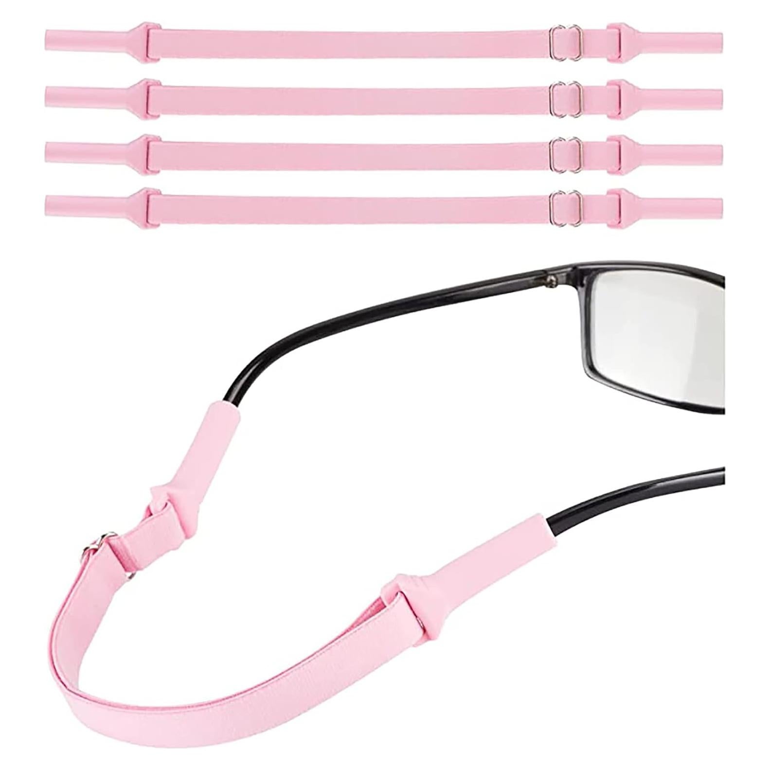 Correa Ajustable para Gafas LVVFit 4pcs Rosa Nylon Silicona