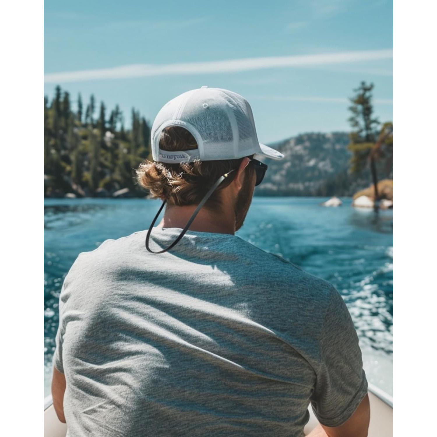 Correa de Gafas de Cuero PVS-001 Negra para Sol y Vista