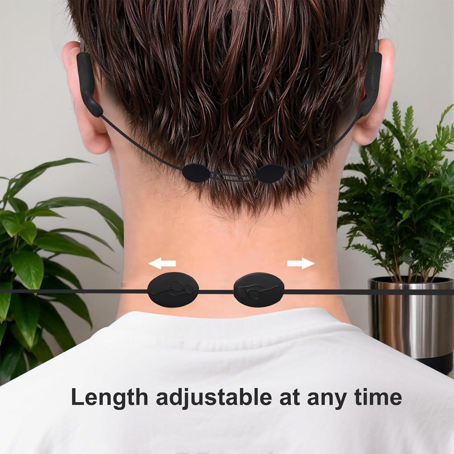 Correa para Gafas Aphrordity 3 Pcs Ajustable Antideslizante