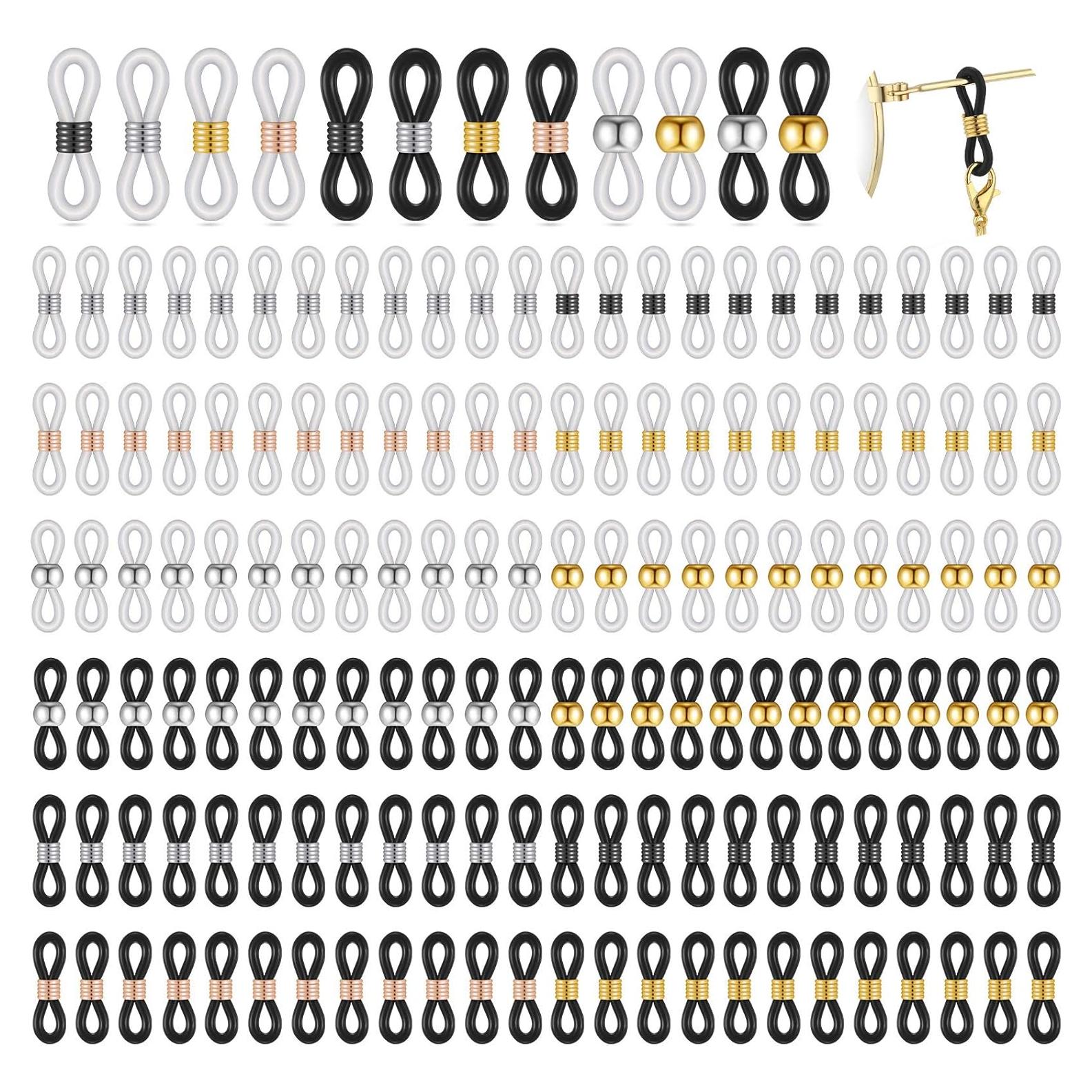 Extremos de cadena para gafas Frienda 240 piezas antideslizantes