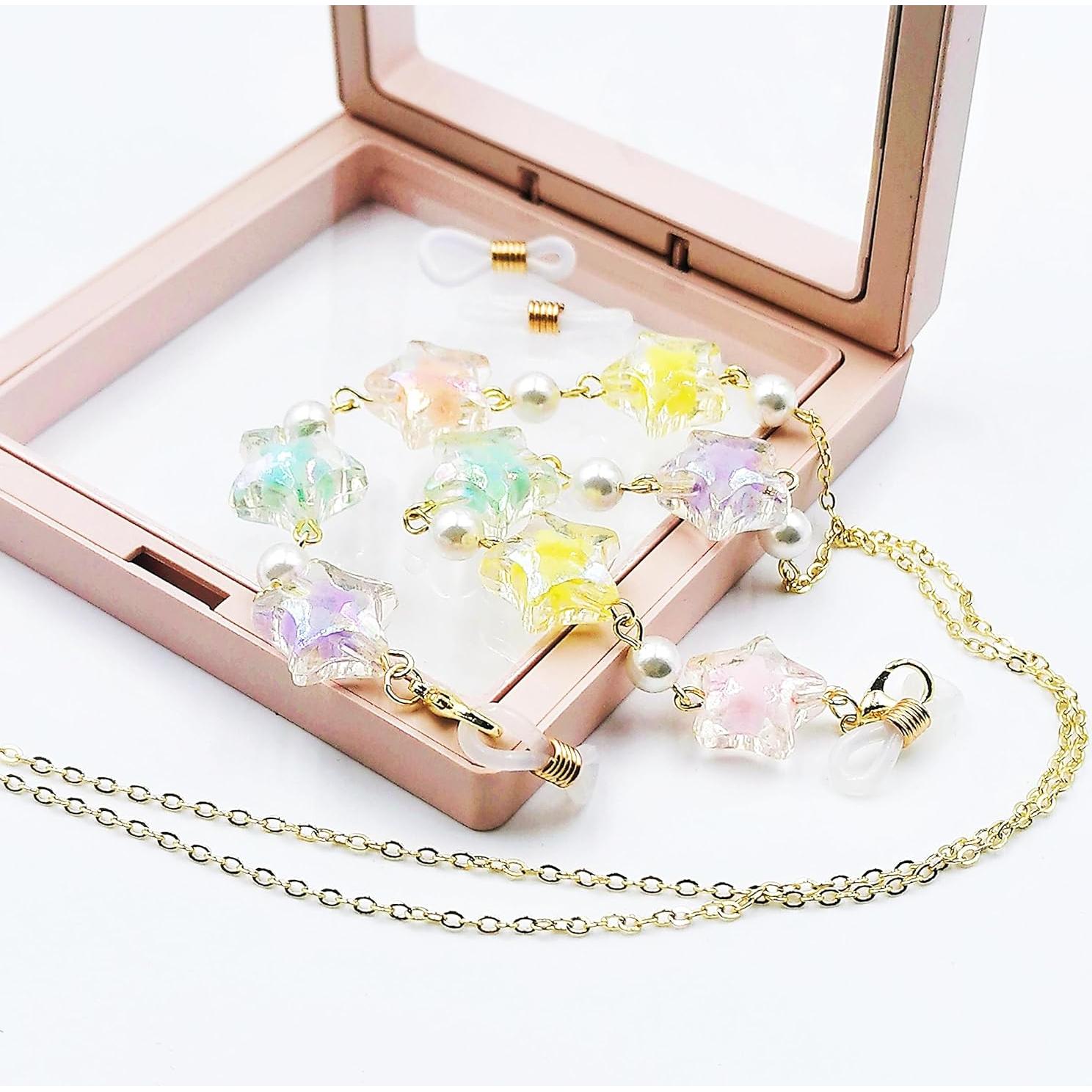 Cadena de Gafas Elegante para Mujeres - Estilo Estrella Dorada