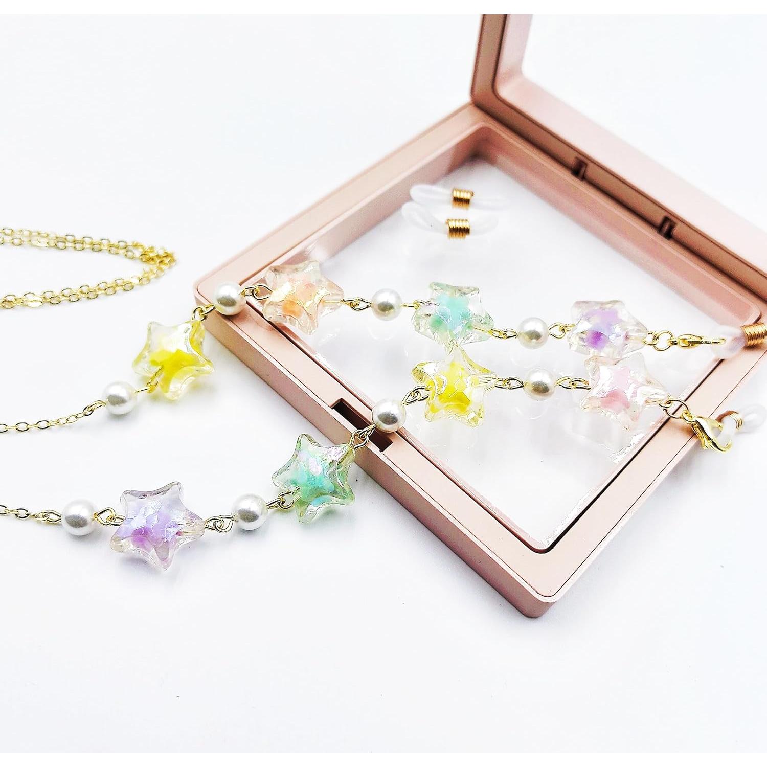 Cadena de Gafas Elegante para Mujeres - Estilo Estrella Dorada