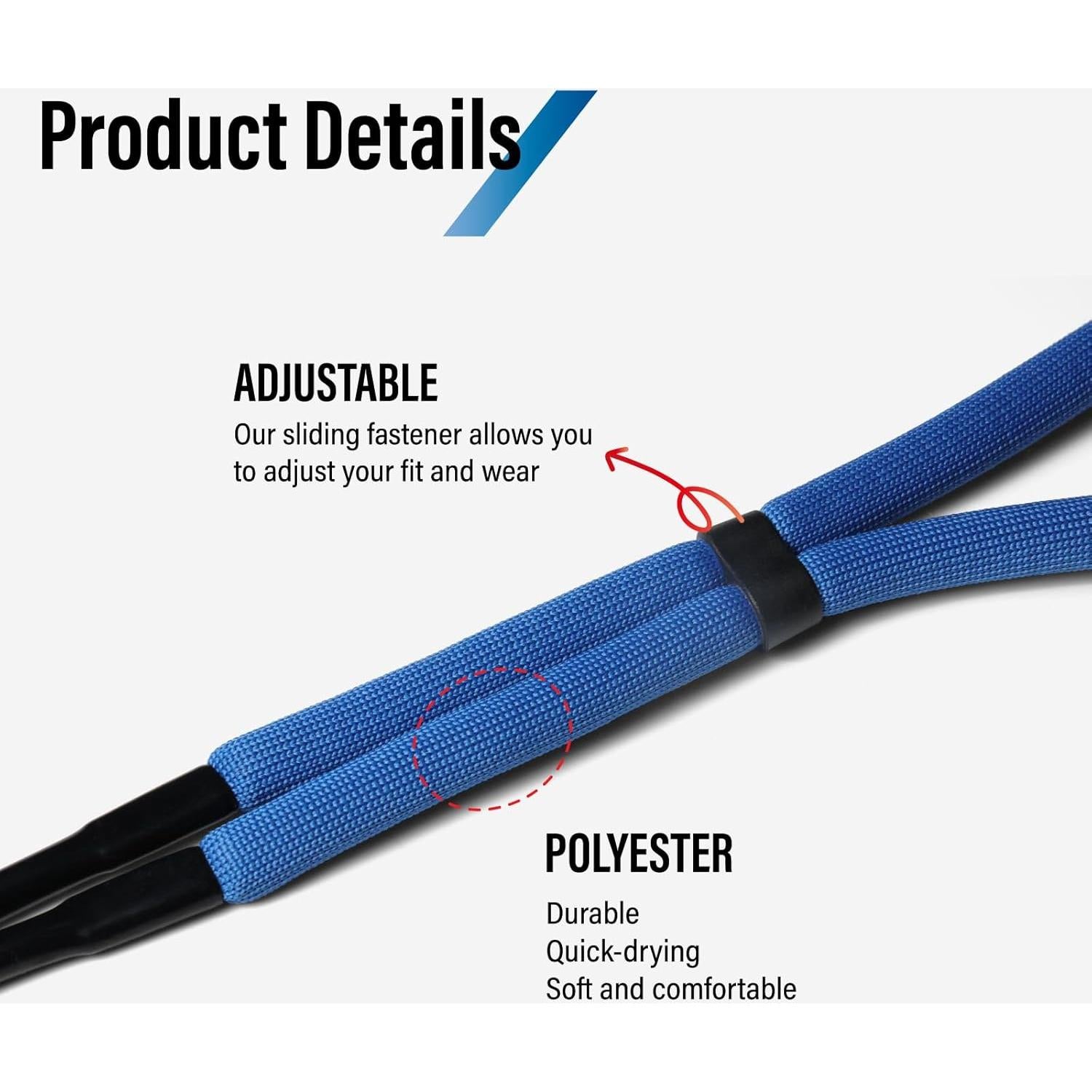 Correa Flotante Dhoptical para Gafas - Paquete de 12 Unidades