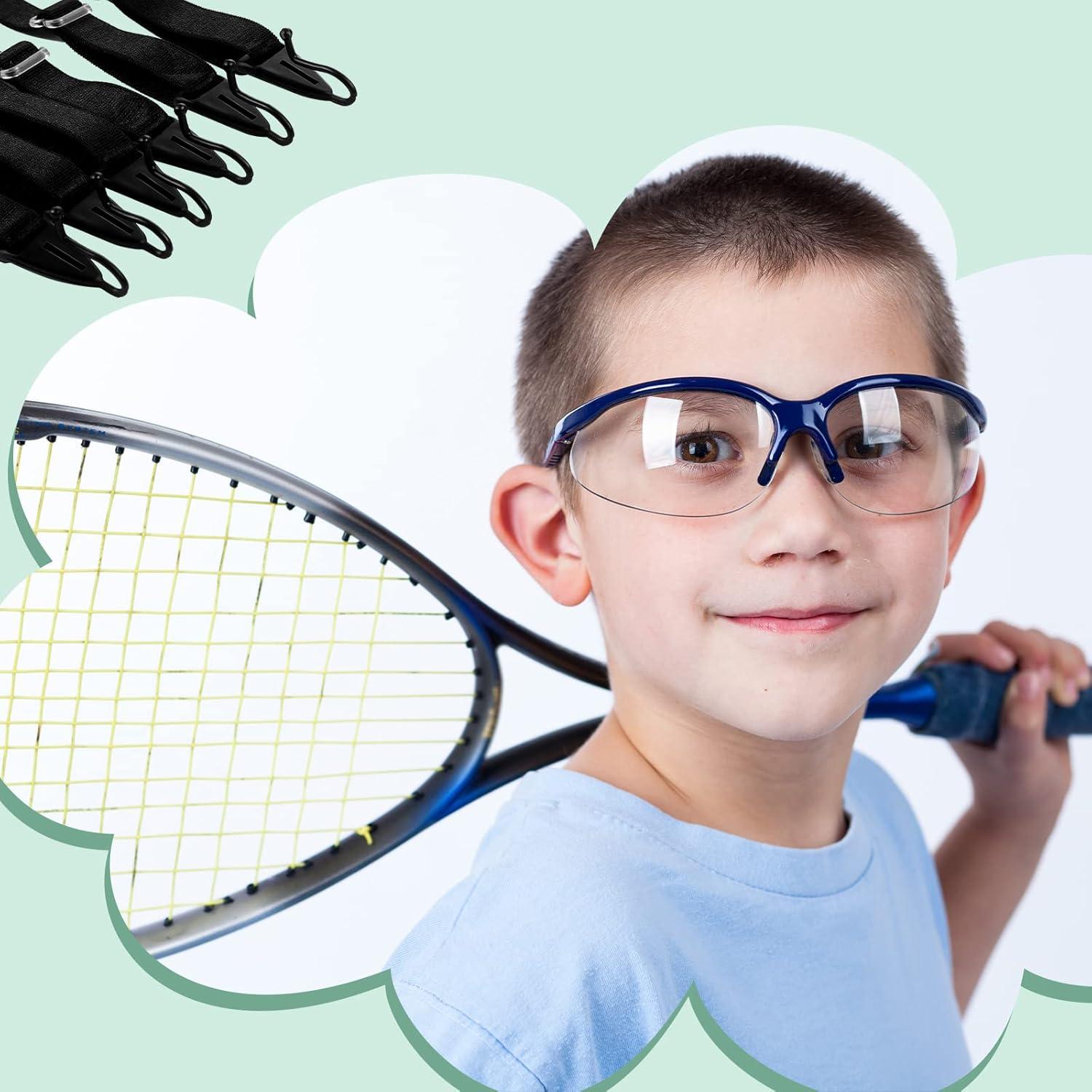 Oudain 6 Correas Ajustables para Gafas Niños Negro