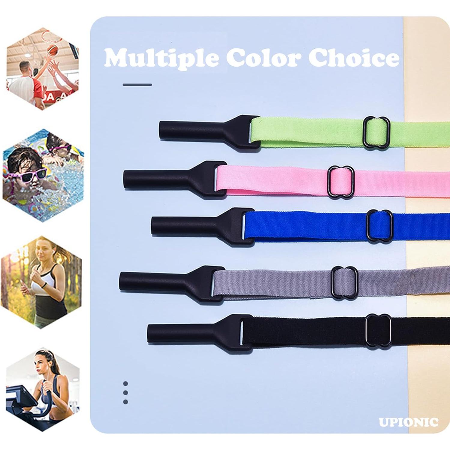 Correa Ajustable para Gafas UPIONIC 5 Pcs Niños Rosa