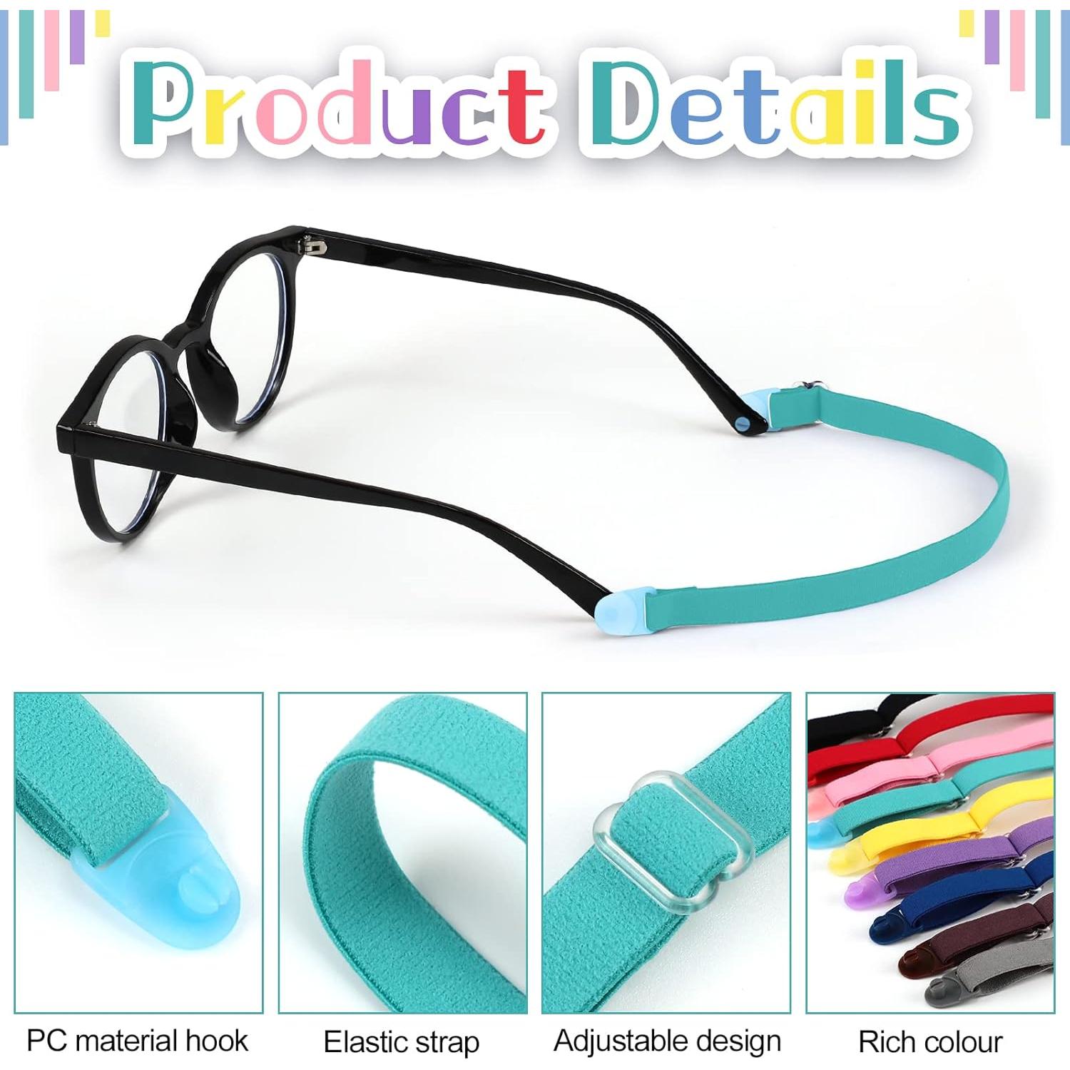 Correa para Gafas Niños 9 Pcs Ajustable Antideslizante