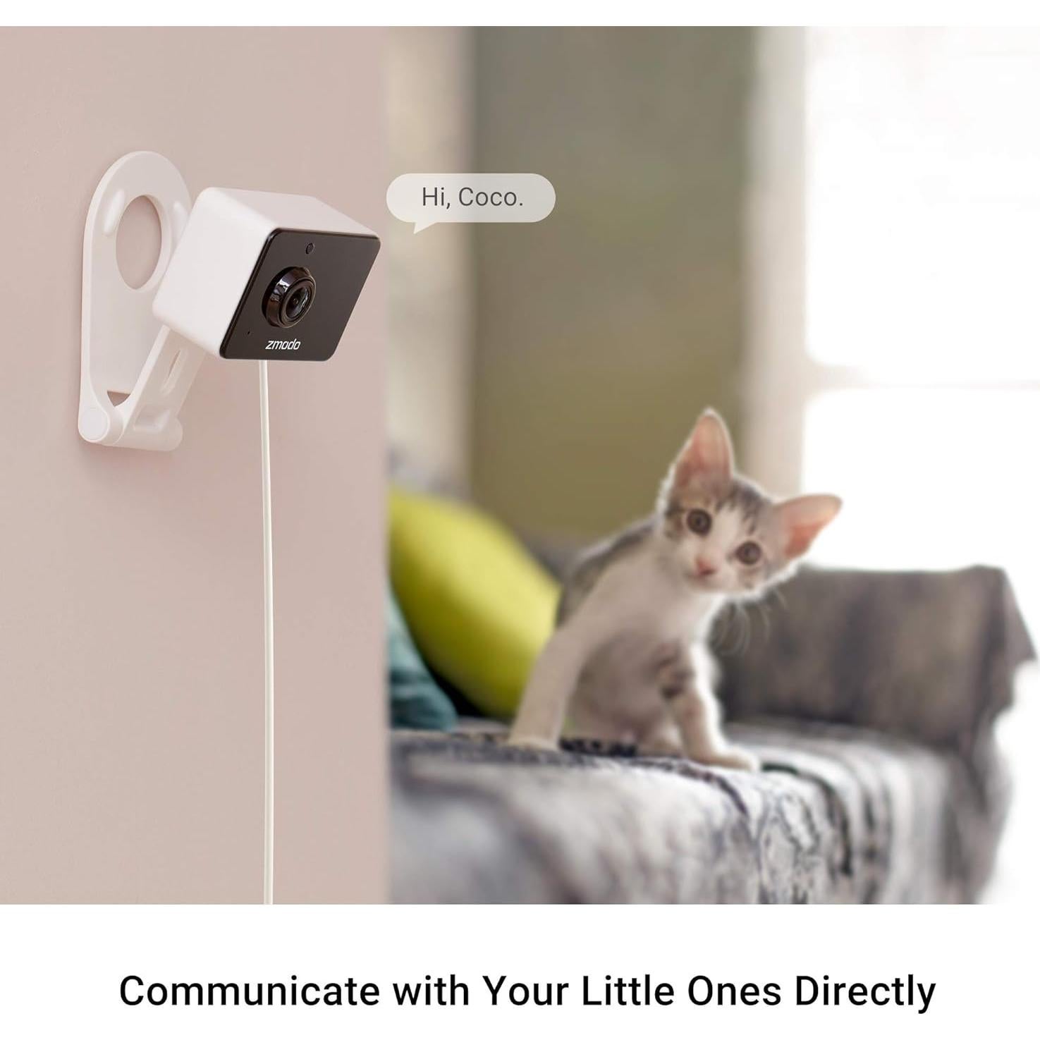 Cámara de Seguridad Zmodo Mini Pro 1080P WiFi Interior