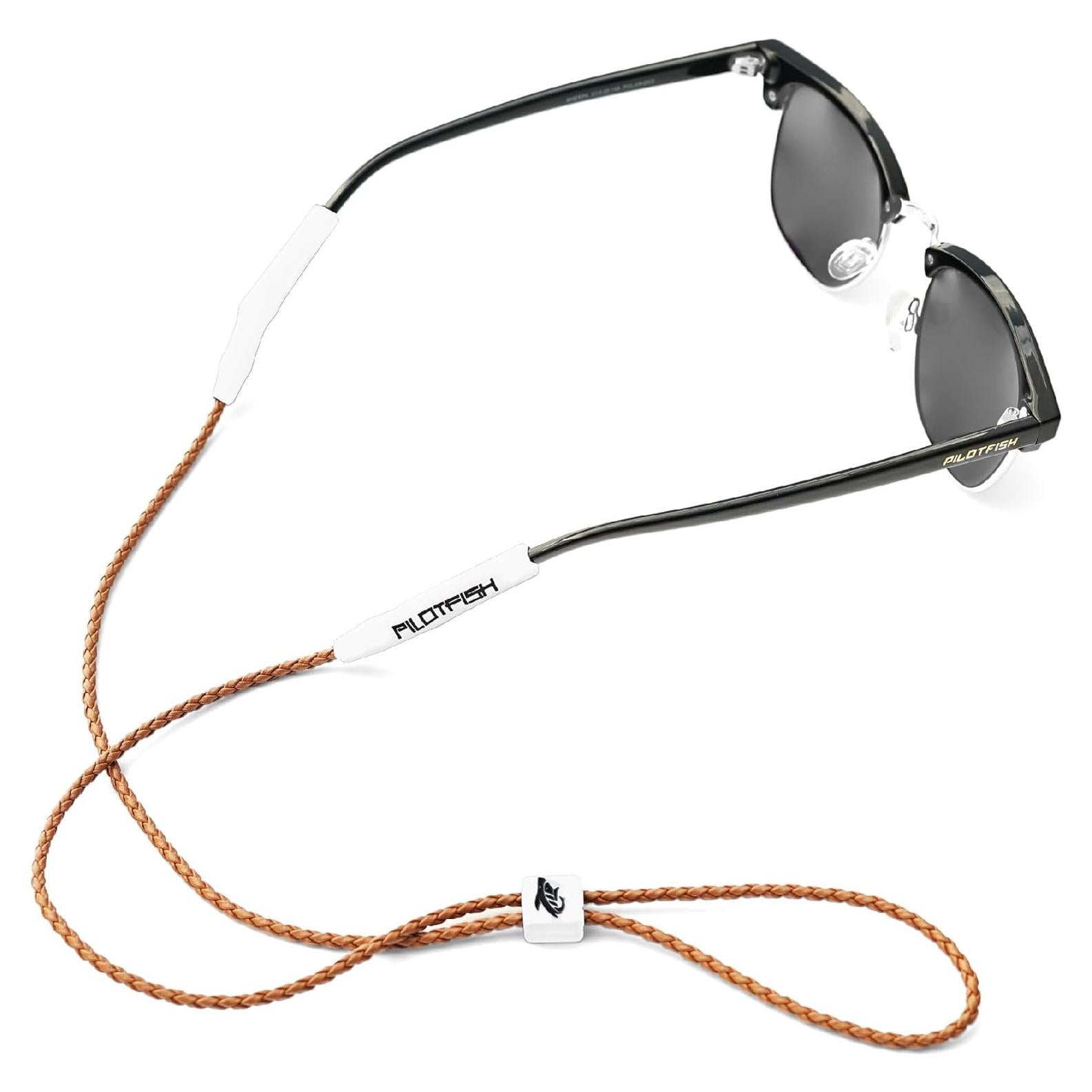 Correa de Gafas Pilotfish de Cuero Trenzado Unisex