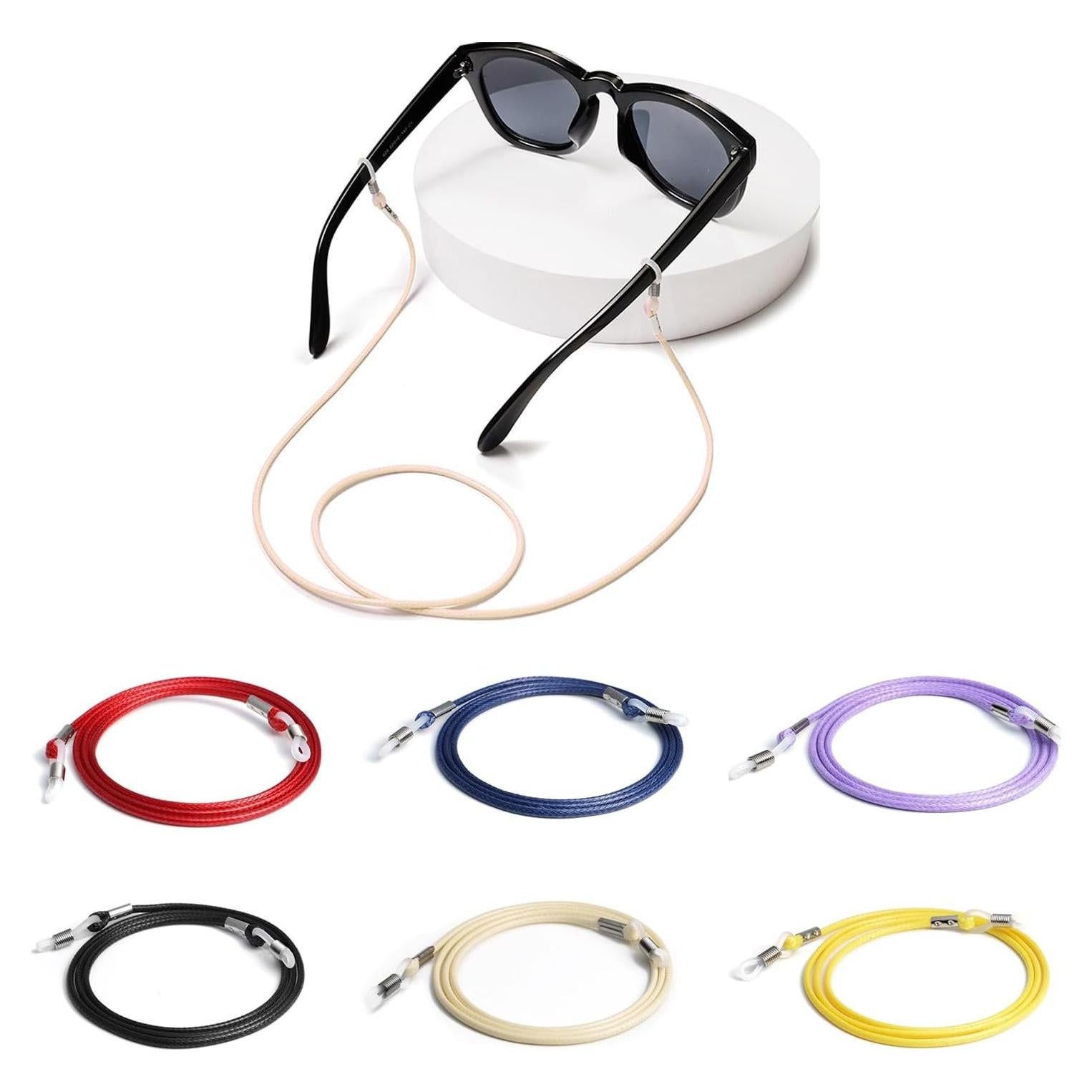 Correa para Gafas TWOWEI 6PCS - Cadenas Ajustables 70cm