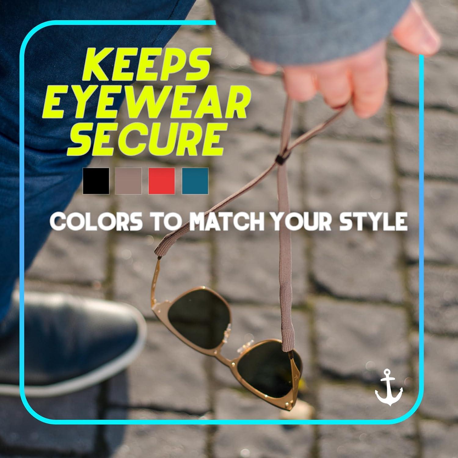 Correa para Gafas Anchor Paquete de 4 Ajustable y Elástico