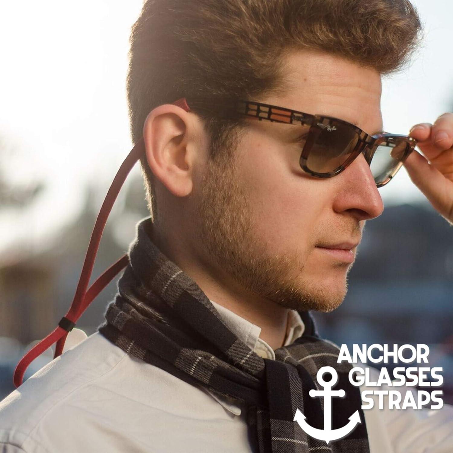 Correa para Gafas Anchor Paquete de 4 Ajustable y Elástico