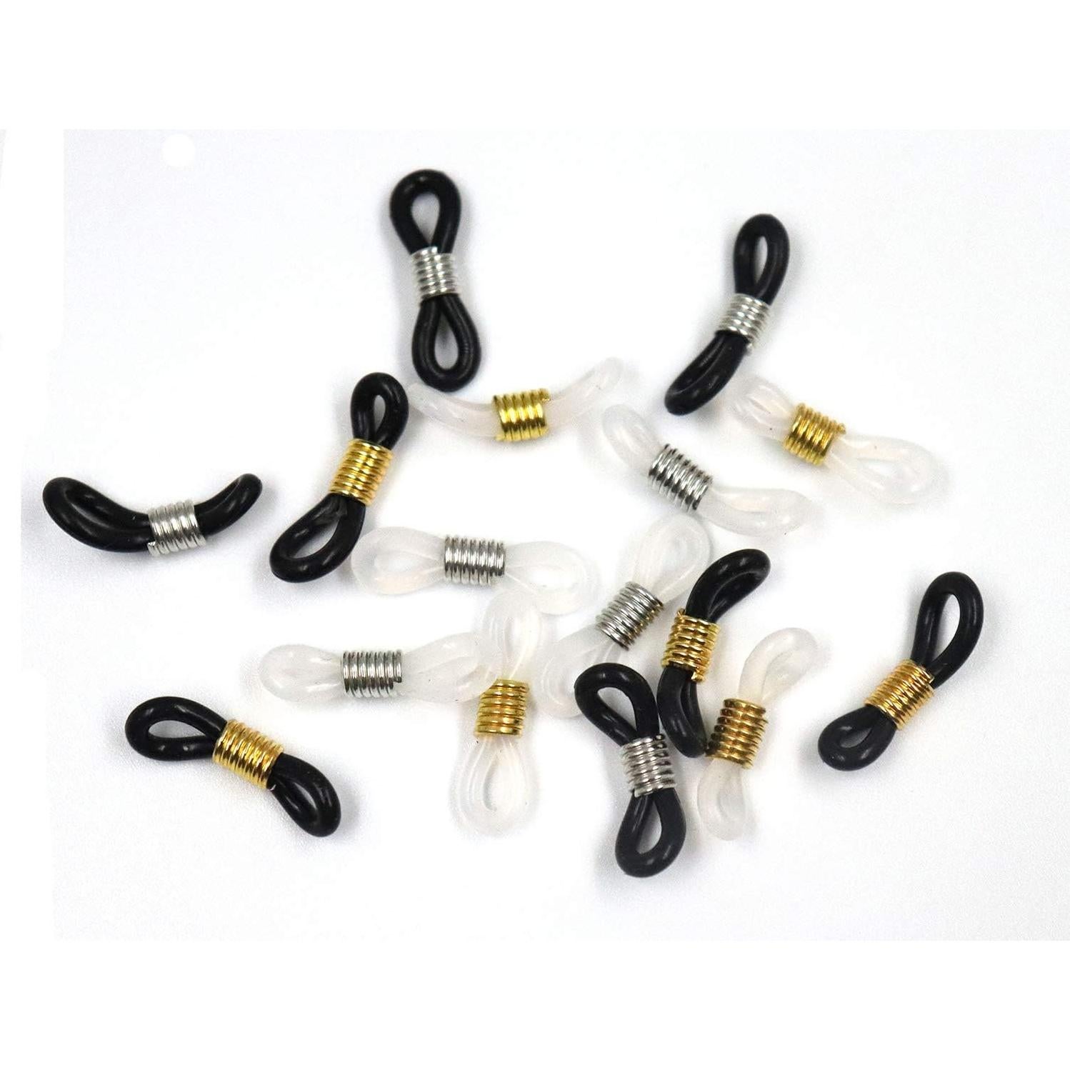 16 Piezas Conectores de Silicona para Gafas Royee