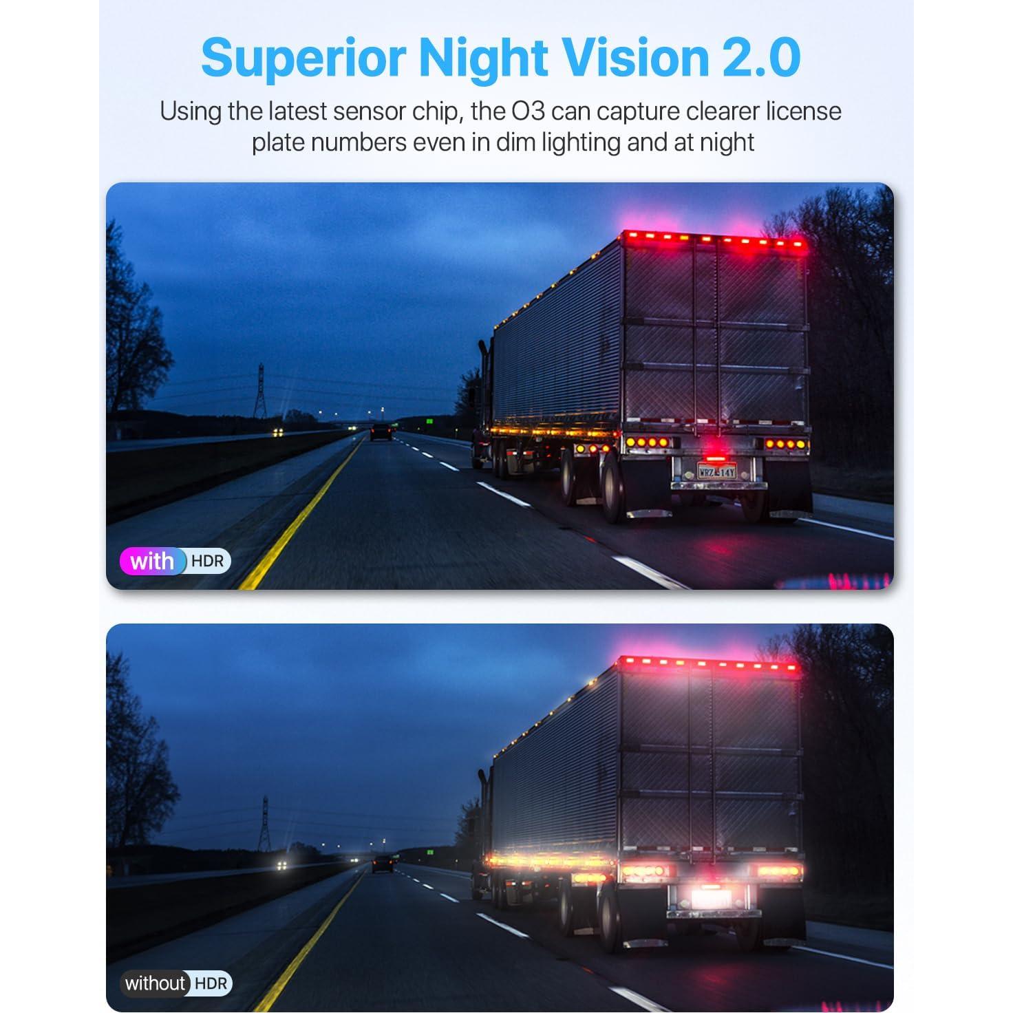 Cámara Dash ONDASHCAM O3 360° 4K UHD GPS WiFi 5G