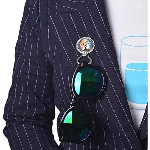 Broche Sostenedor de Gafas MJartoria Árbol de la Vida 12PCS