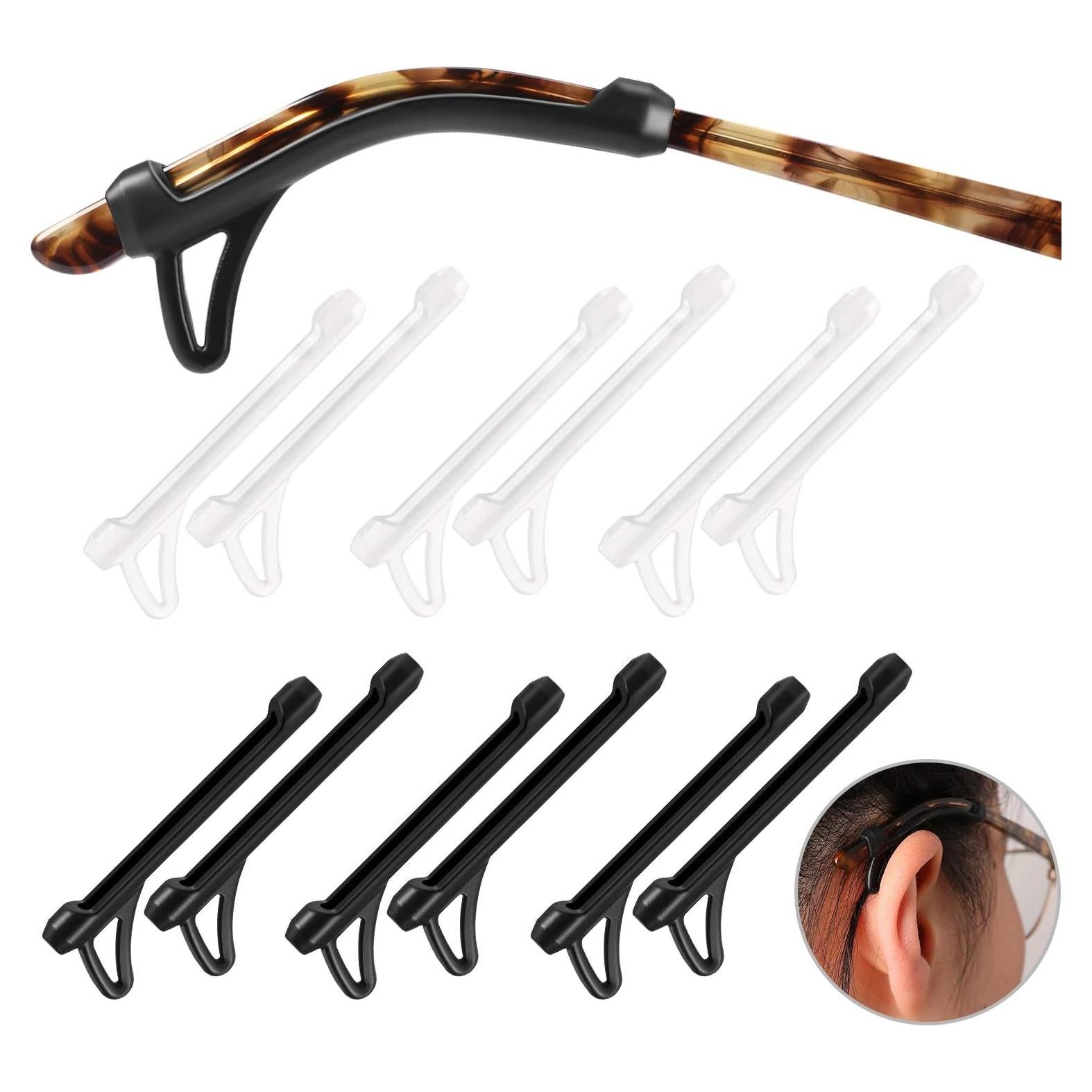 Mangas de agarre para gafas TOPOPTIC 6 pares antideslizantes