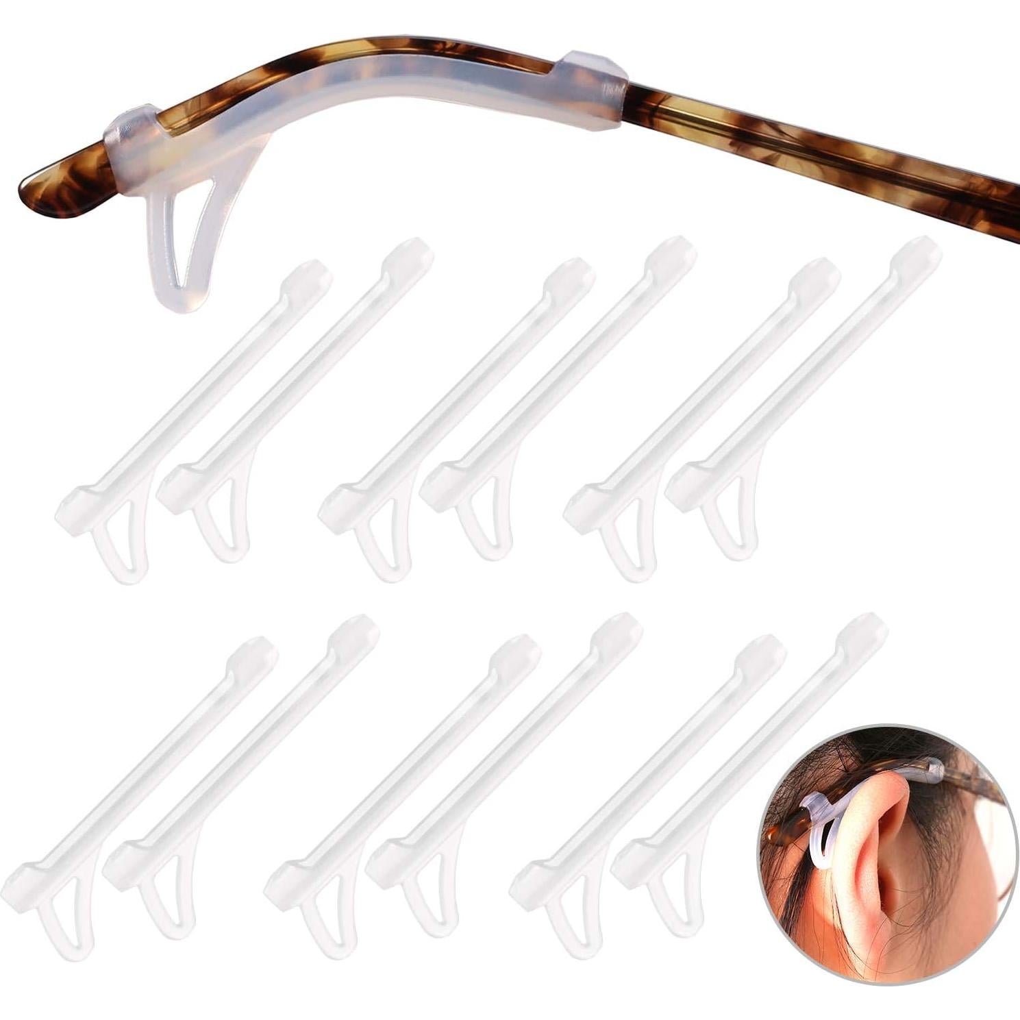 Mangas de agarre para gafas TOPOPTIC 6 pares antideslizantes