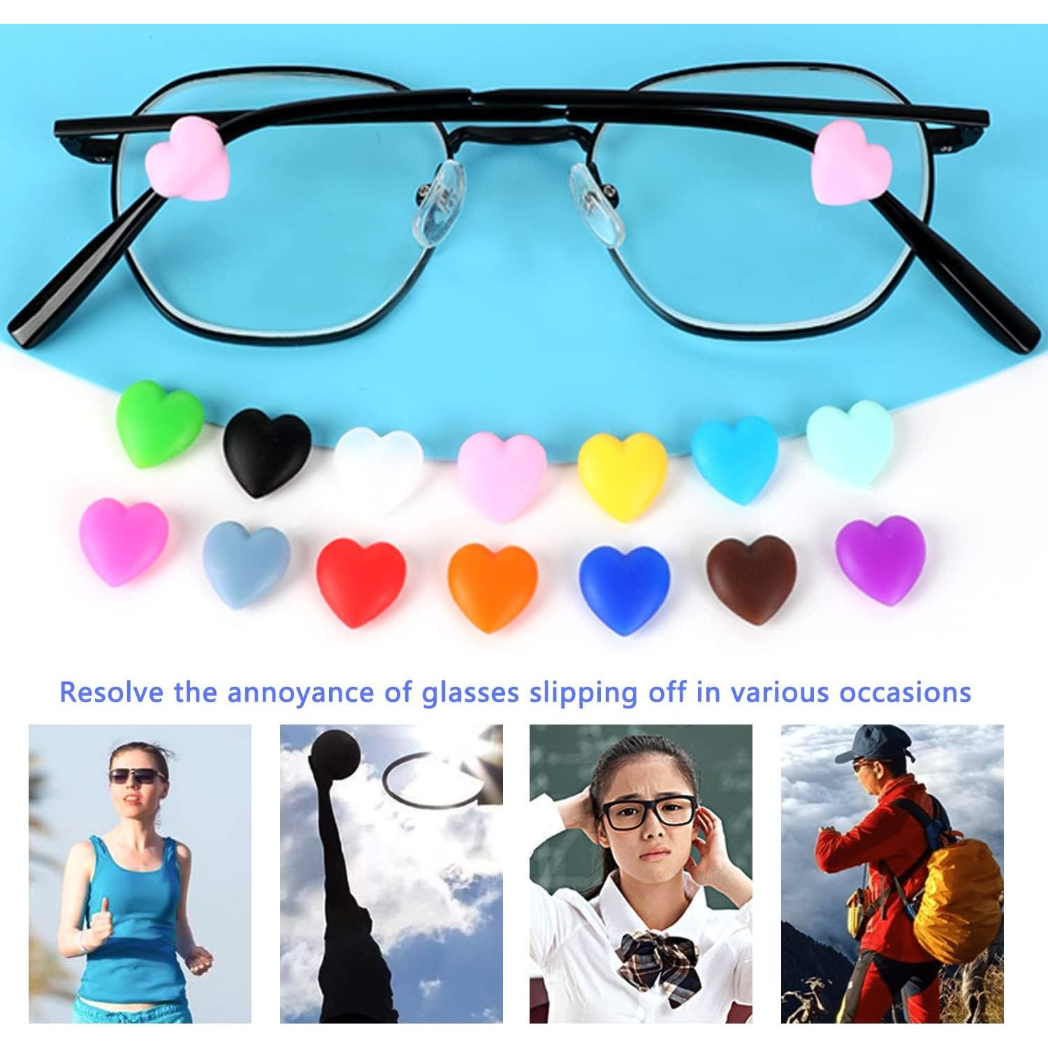 Ganchos para Gafas KECHIO Corazón Silicona Antideslizante