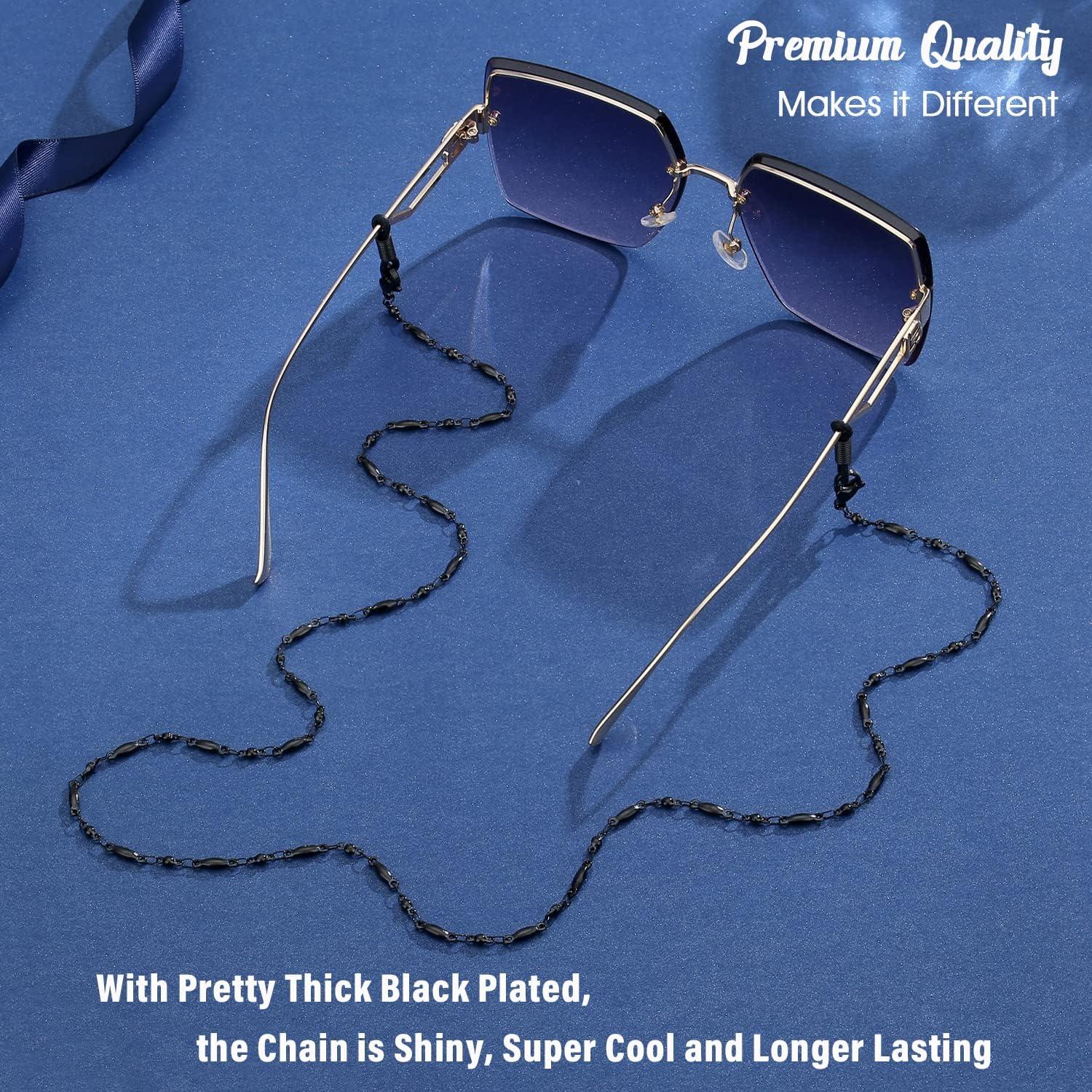 Cadena de Gafas SAM & LORI para Mujer - Plata/Oro/Negro