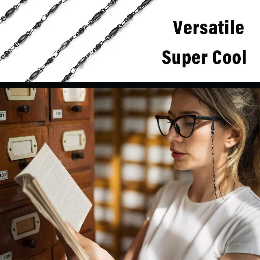 Cadena de Gafas SAM & LORI para Mujer - Plata/Oro/Negro