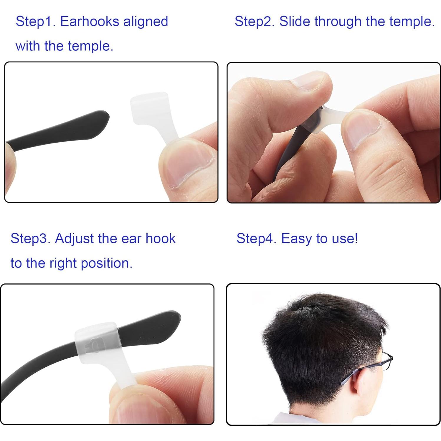 Sujetadores Antideslizantes Lvvfit para Gafas - 10 Pares