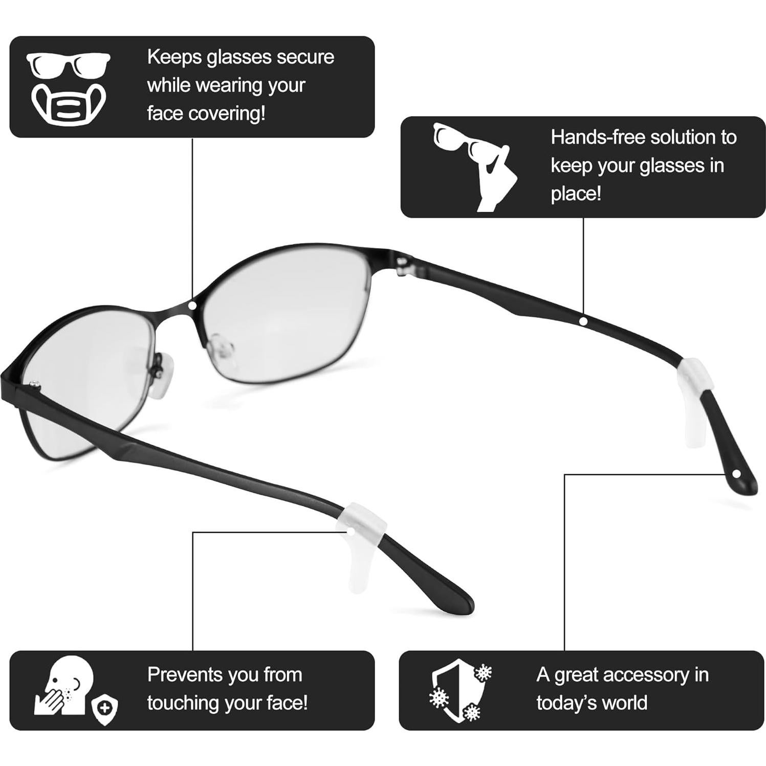 Sujetadores Antideslizantes Lvvfit para Gafas - 10 Pares