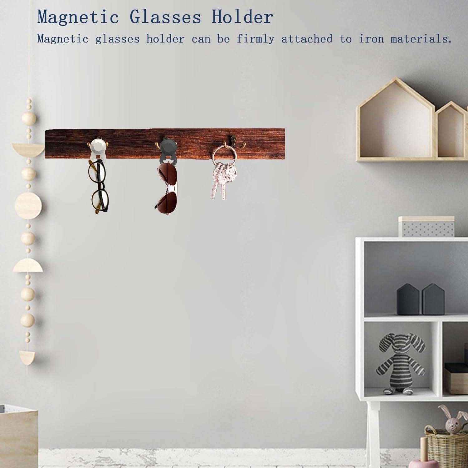 Soporte Magnético para Gafas de Silicona - Estilo Diamante