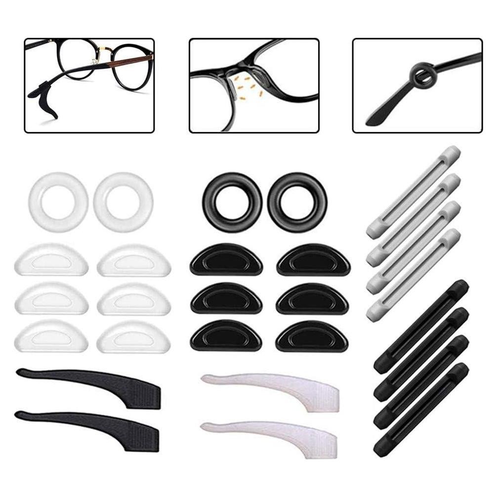 Soportes de Silicona para Gafas ILSSLI - 14 Pares Antideslizantes