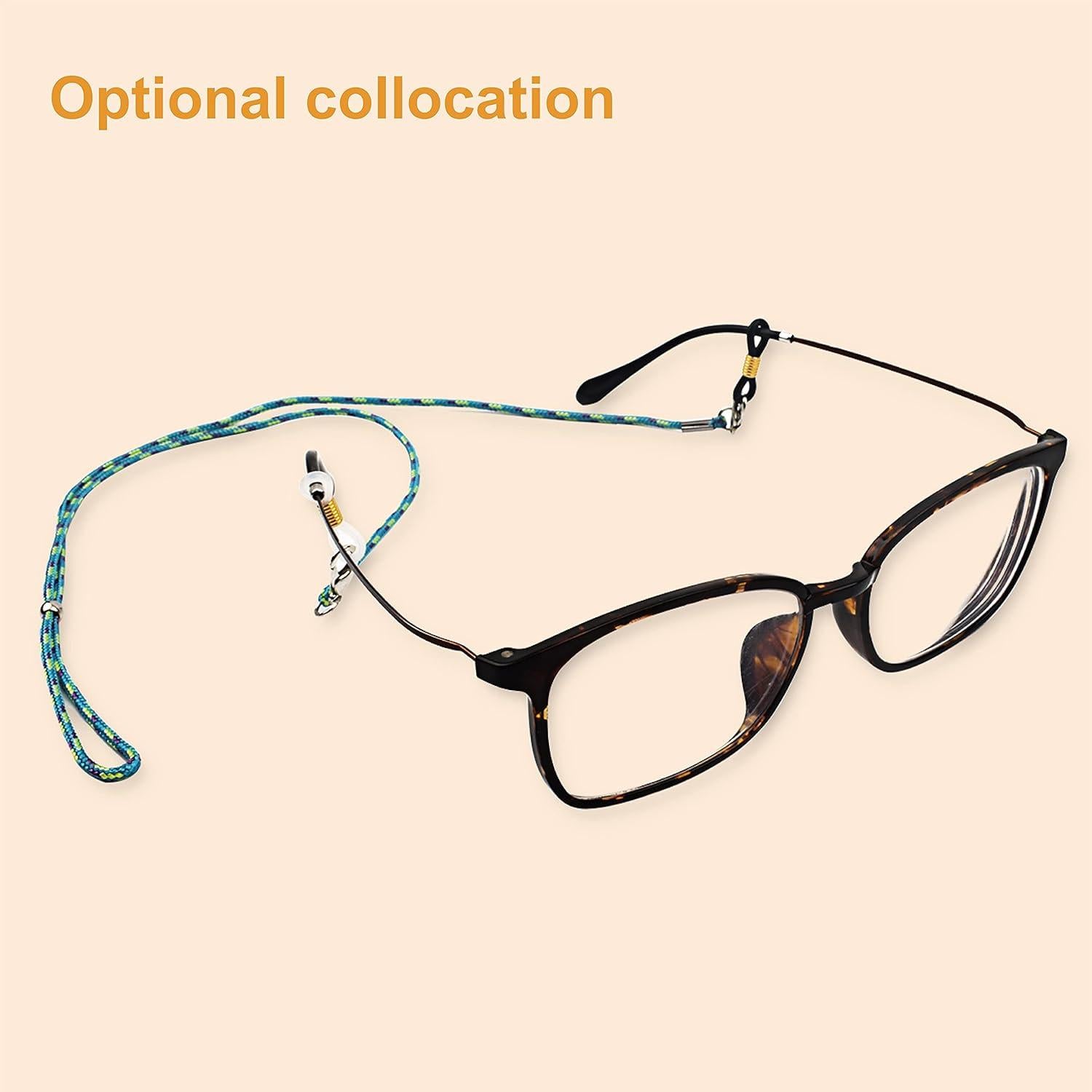 Extremos de cadena para gafas CTZD - 24 piezas antideslizantes