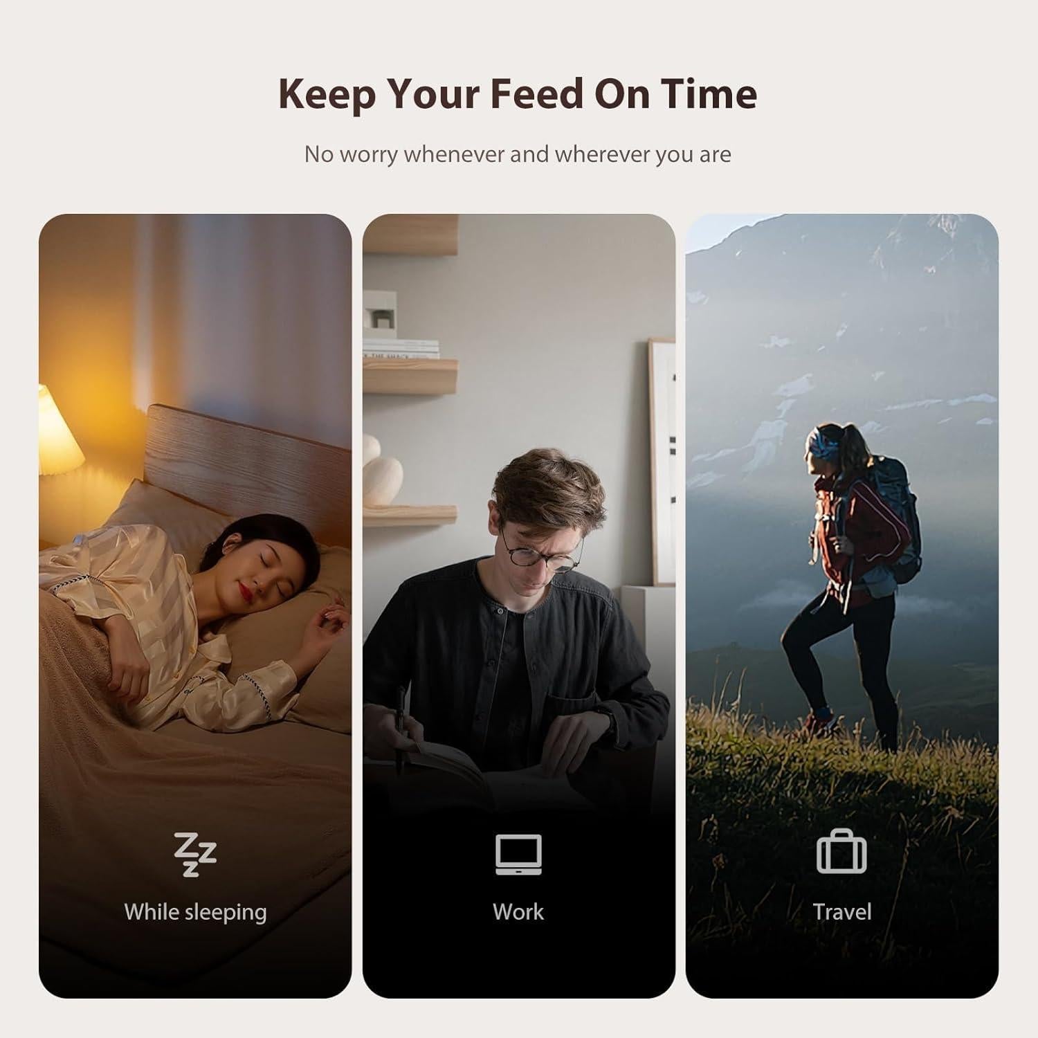 Dispensador Automático de Comida IMIPAW 3L con Temporizador